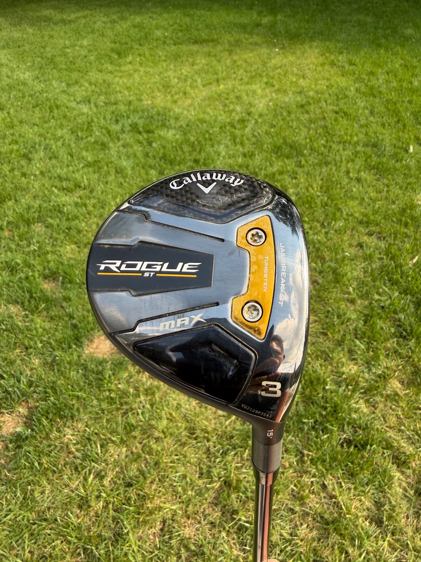 Callaway Rogue ST Max 3-Wood 15° Tensei AV Blue Extra Stiff Flex 42.25" +HC NICE
