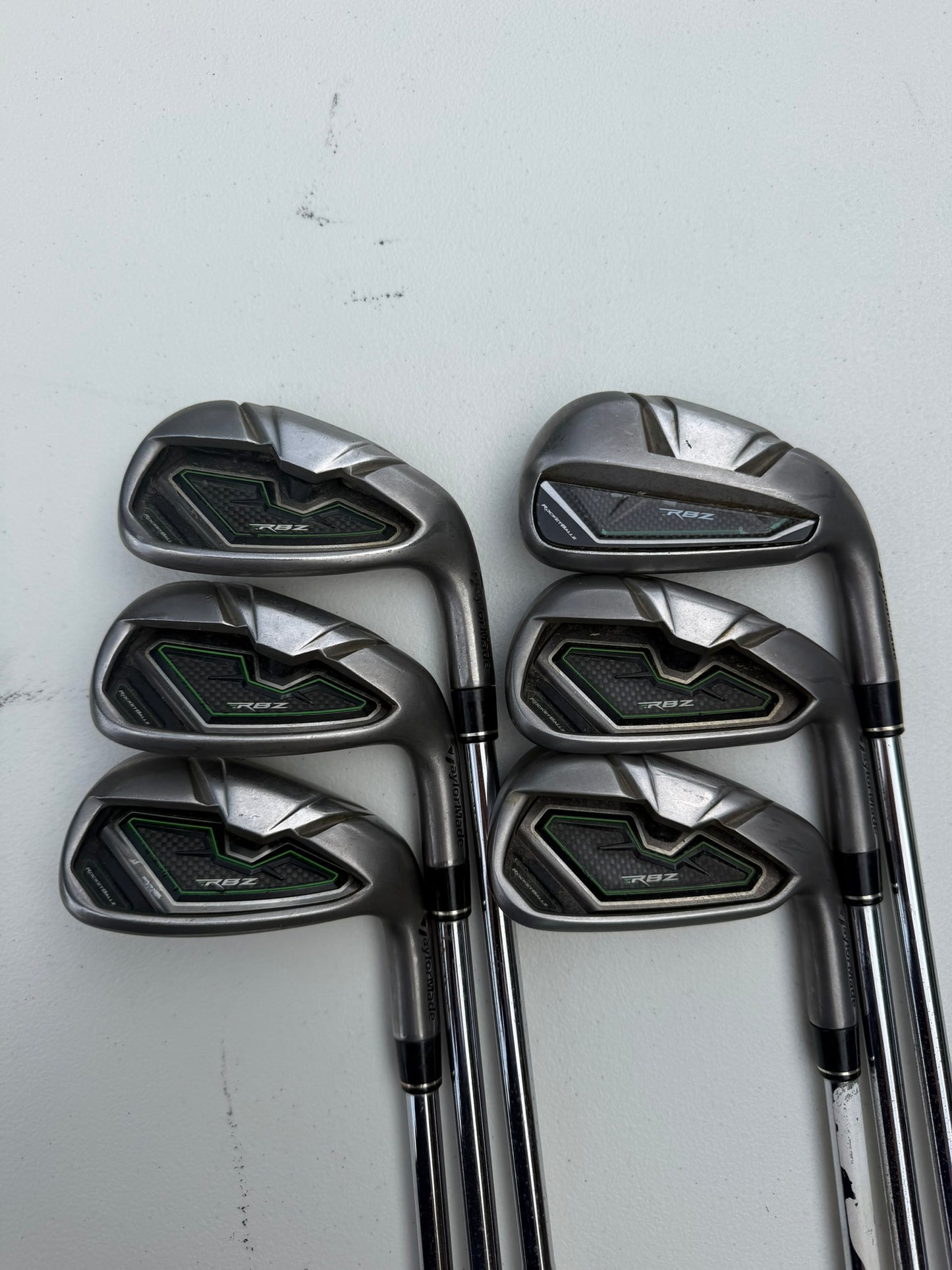 Taylormade RocketBallz RBZ Iron Set 5-PW Stiff Flex +3/4″ NICE