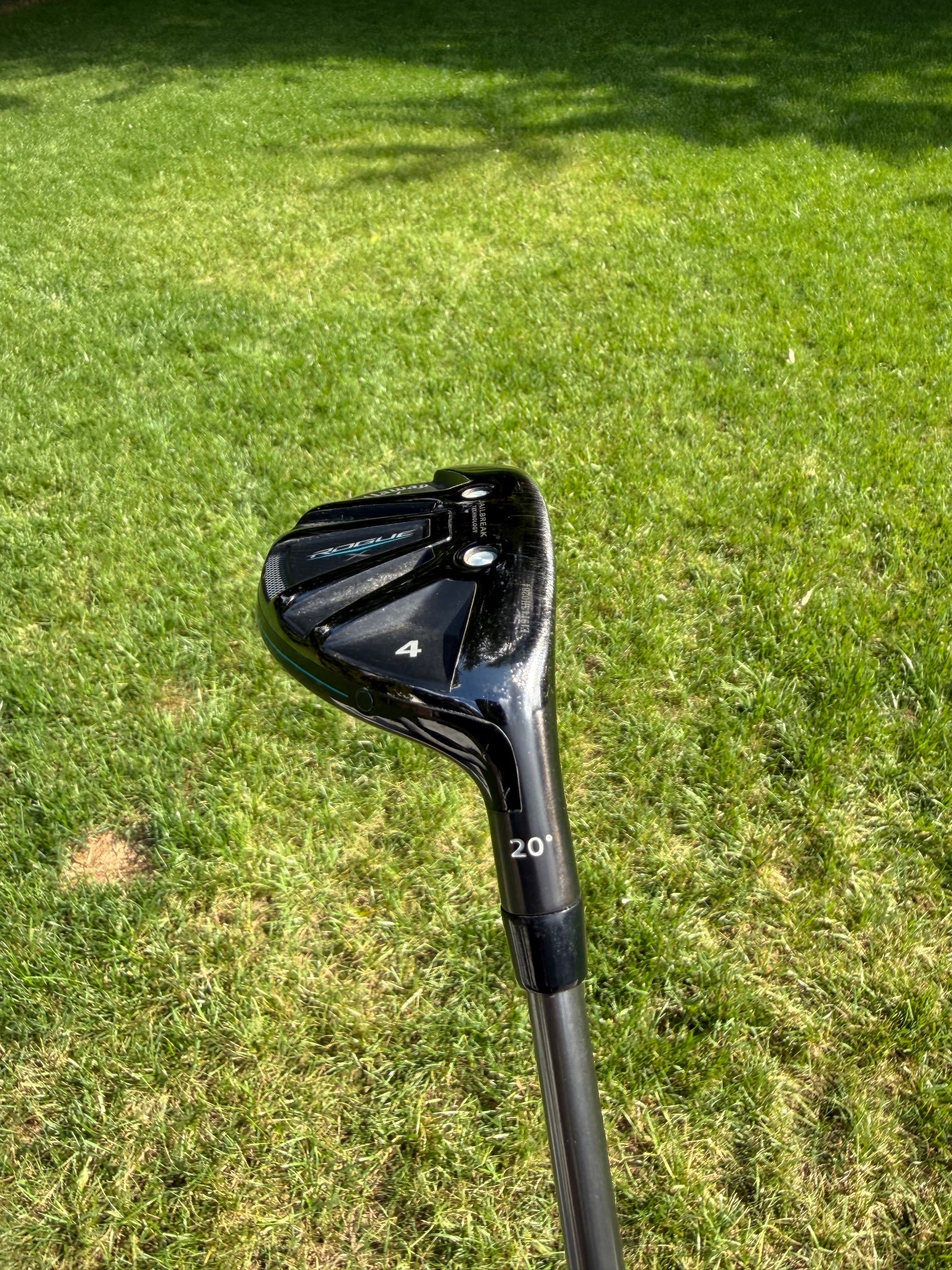 Callaway Rogue X 4 Hybrid 20° Synergy Blue Regular Flex 40" +HC NICE — photo 4