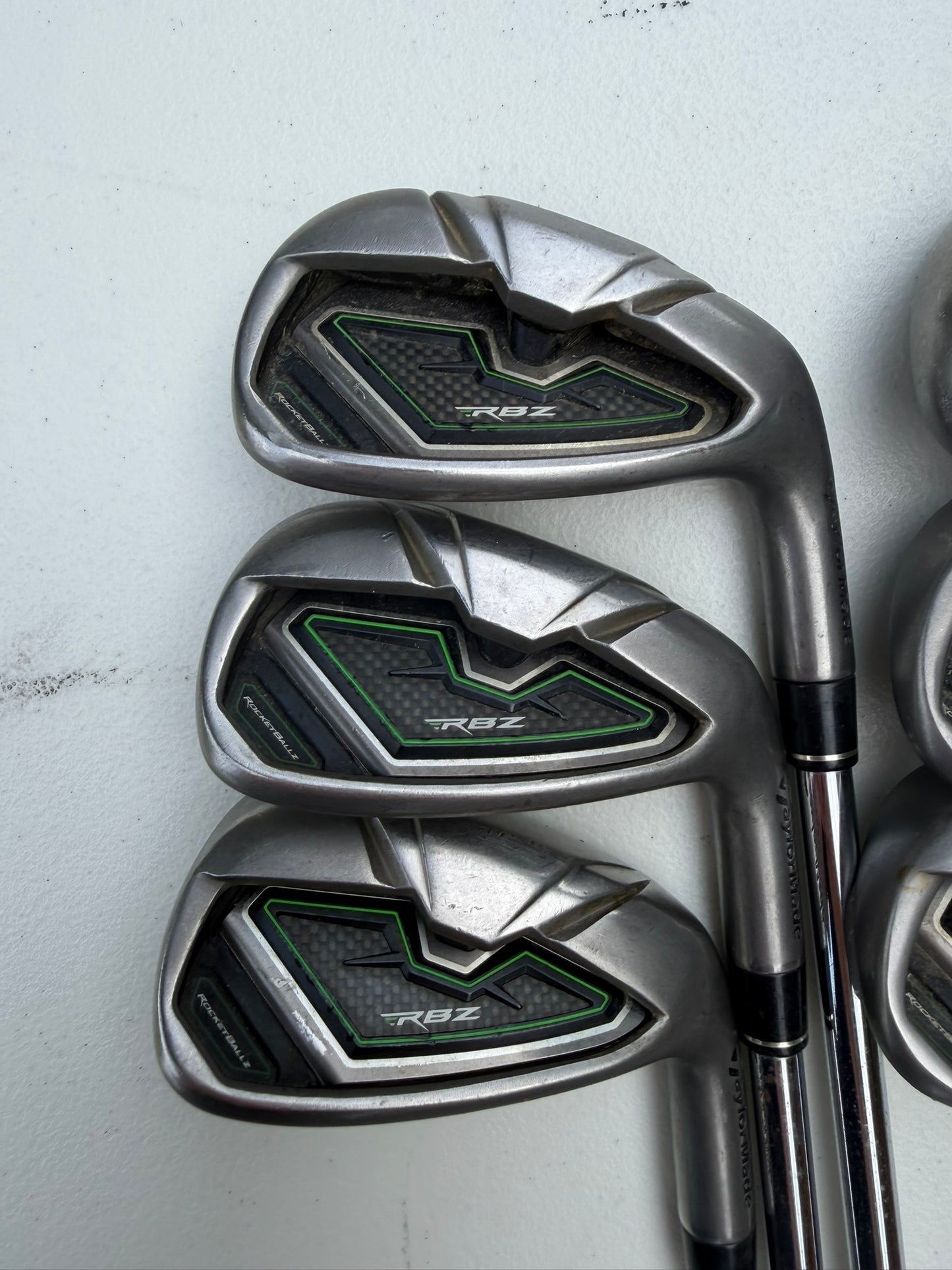 Taylormade RocketBallz RBZ Iron Set 5-PW Stiff Flex +3/4″ NICE