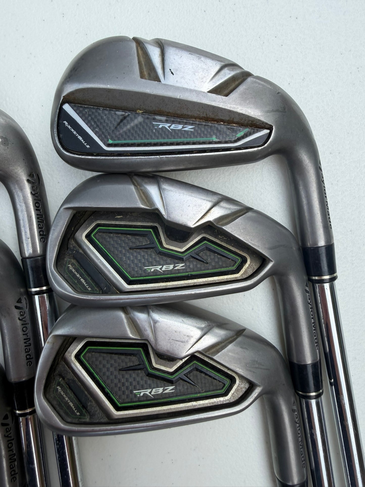 Taylormade RocketBallz RBZ Iron Set 5-PW Stiff Flex +3/4″ NICE