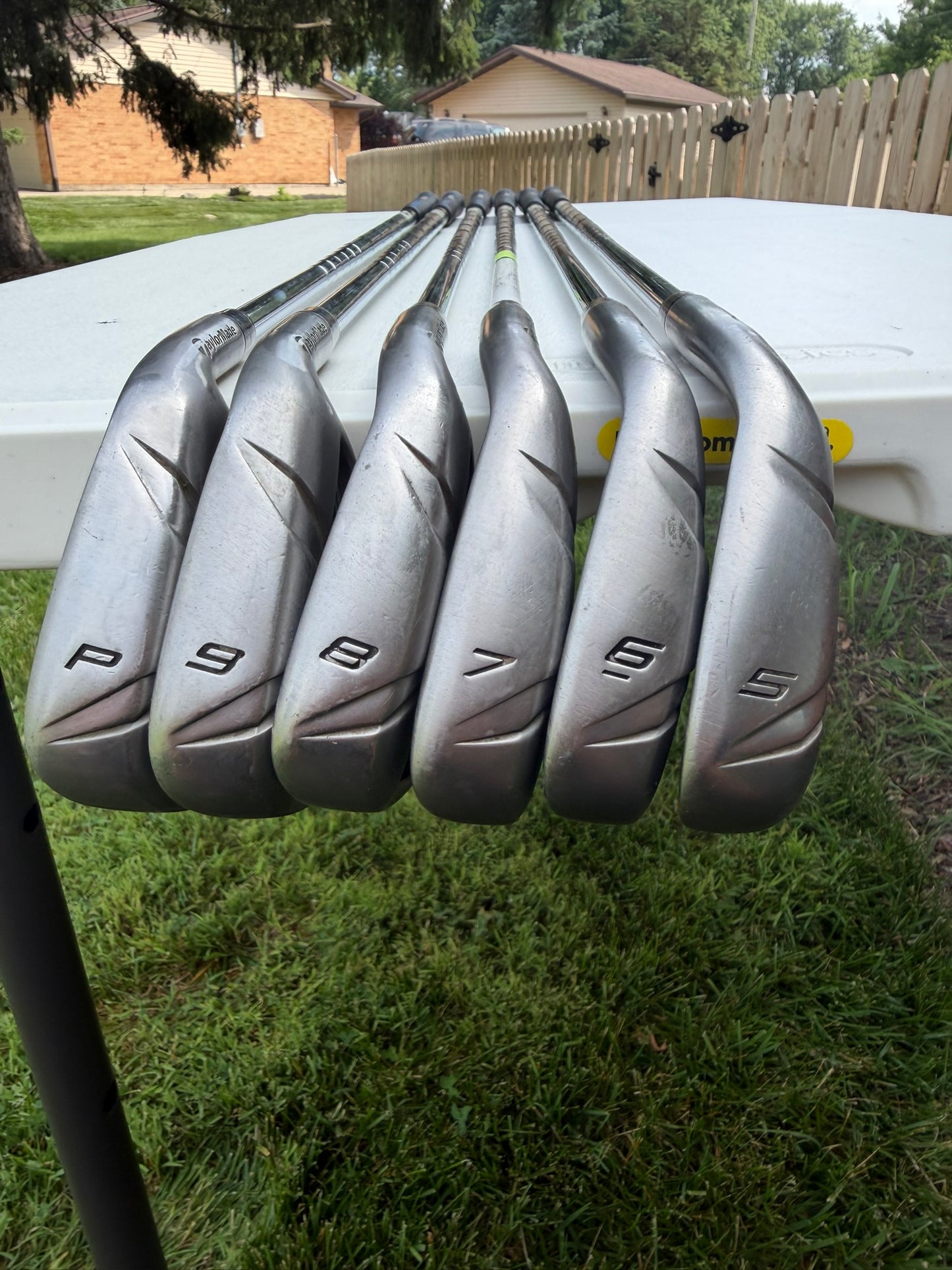 Taylormade RocketBallz RBZ Iron Set 5-PW Stiff Flex +3/4″ NICE