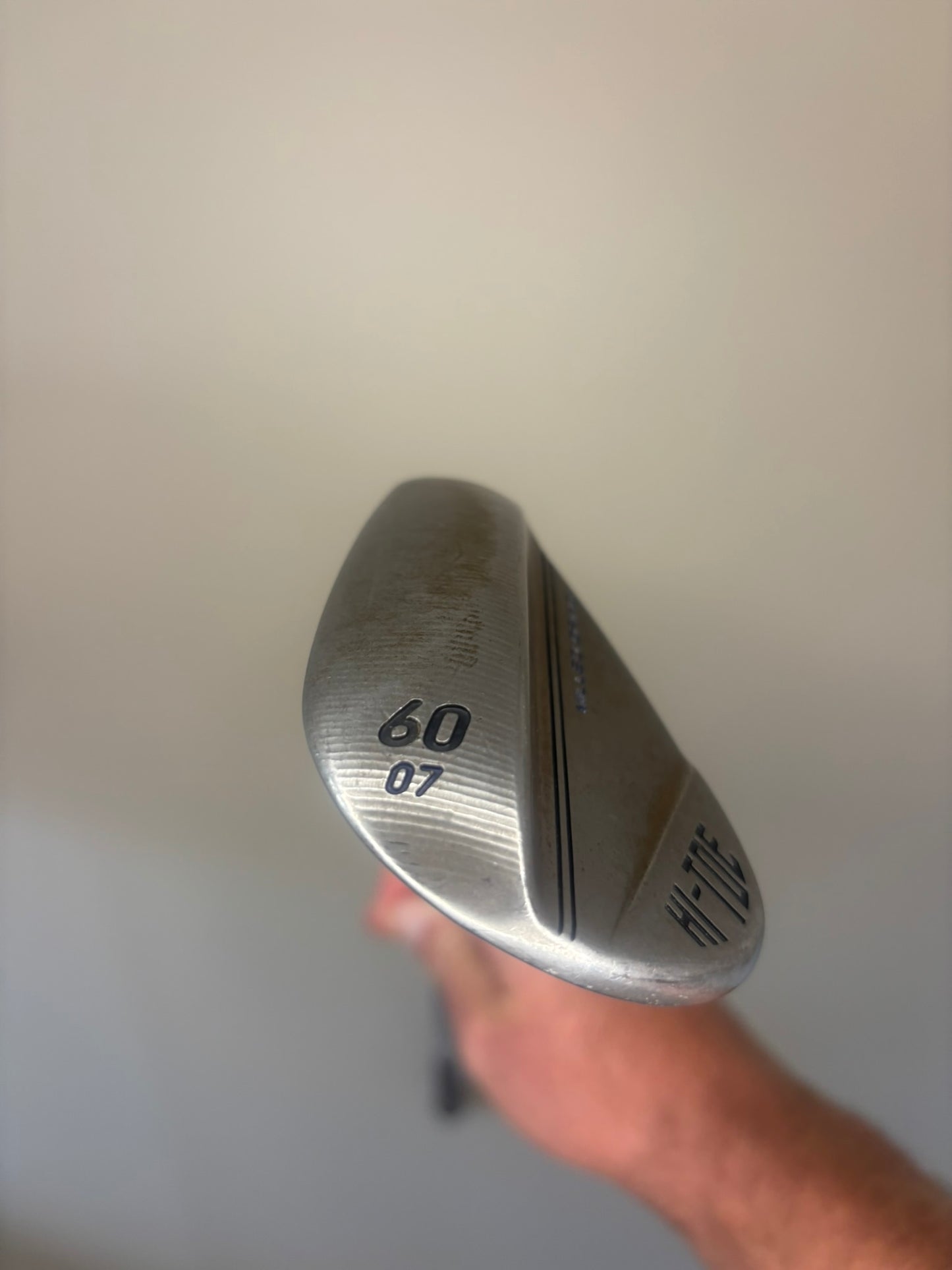 Taylormade Milled Grind HI-TOE 3 Raw Lob Wedge 60° / 7 S400 Stiff Flex 34.75″