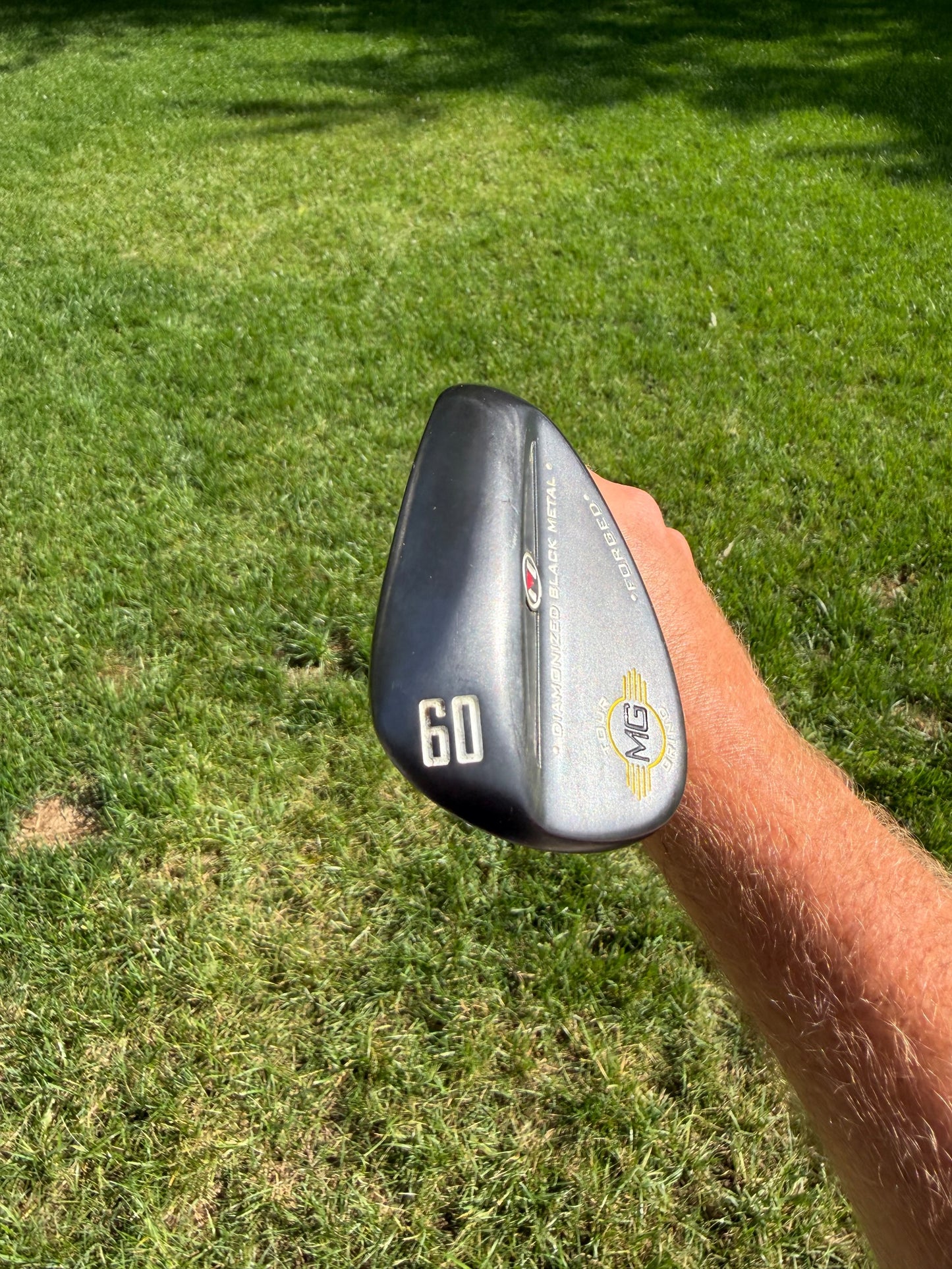 Maltby Diamonized Black Metal Tour Grind Lob Wedge 60° / 7 Wedge Flex 36" NICE — photo 4