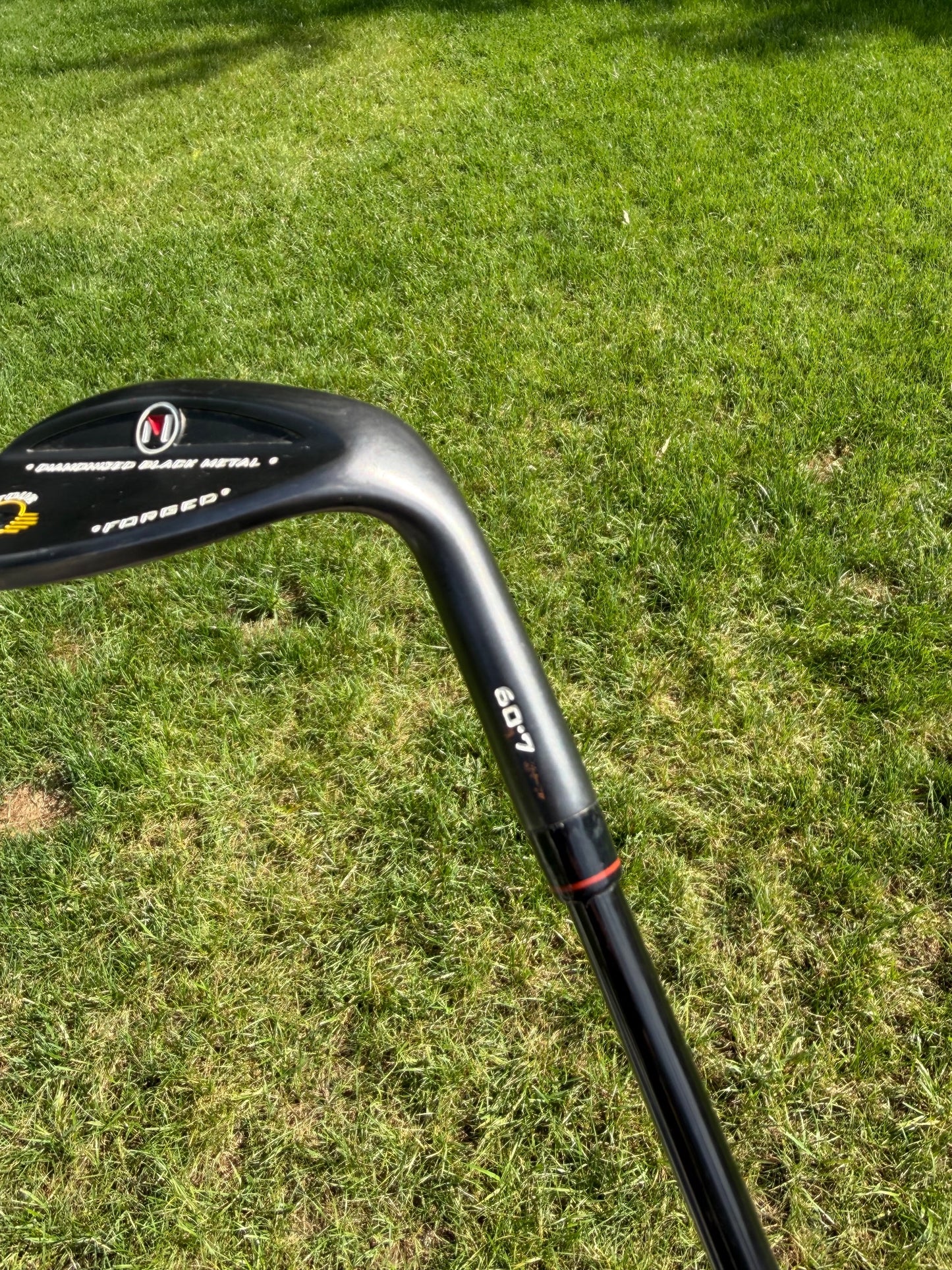 Maltby Diamonized Black Metal Tour Grind Lob Wedge 60° / 7 Wedge Flex 36" NICE — photo 5