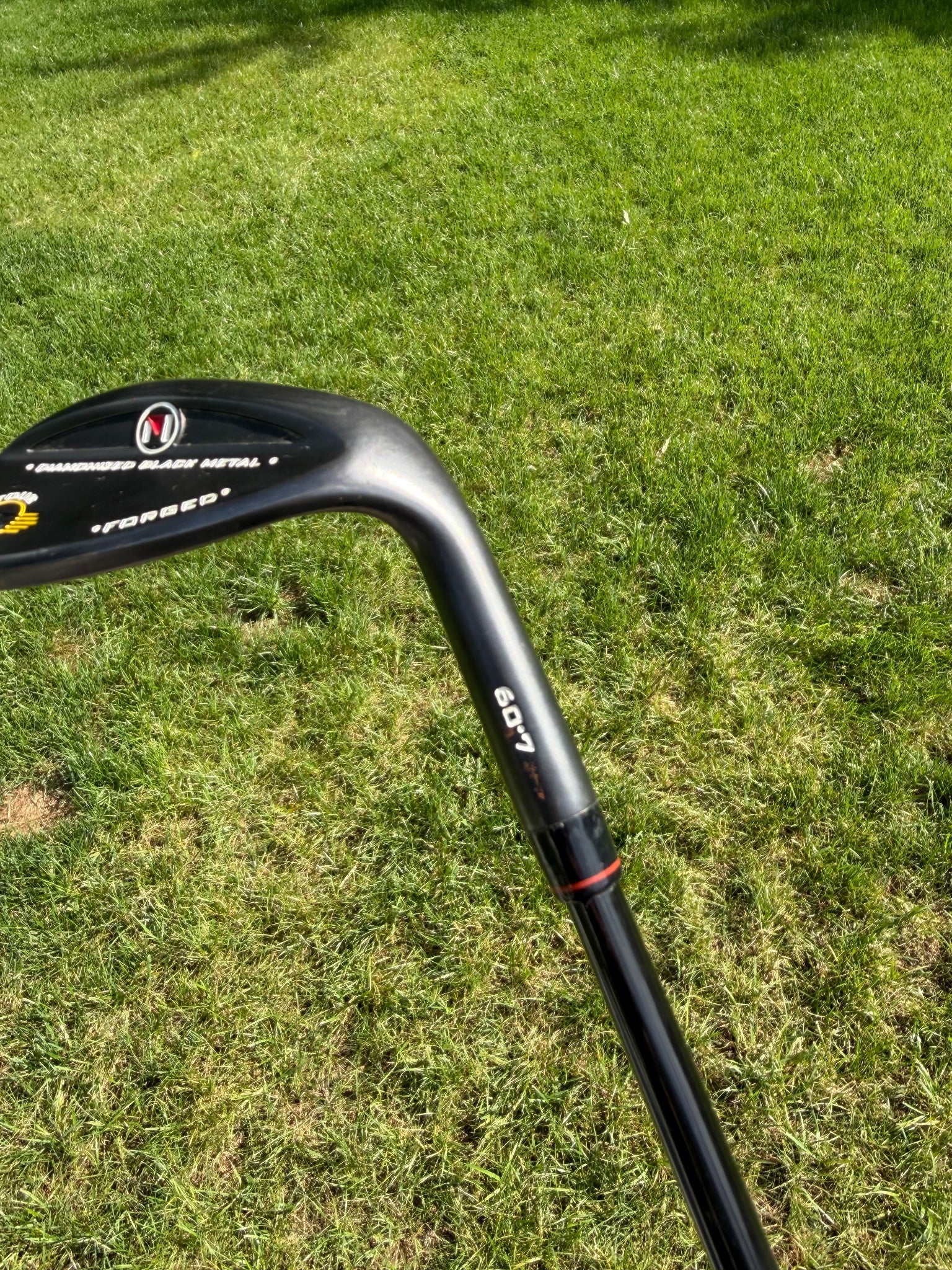 Maltby Diamonized Black Metal Tour Grind Lob Wedge 60° / 7 Wedge Flex 36" NICE — photo 5