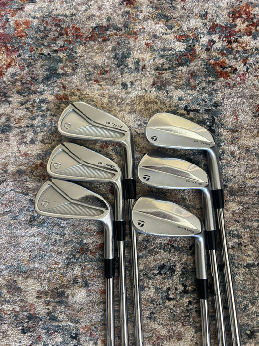 Taylormade 2023 P7MB/P7MC Combo Iron Set 4-9 NS Pro Extra Stiff Flex -1/4″ NICE