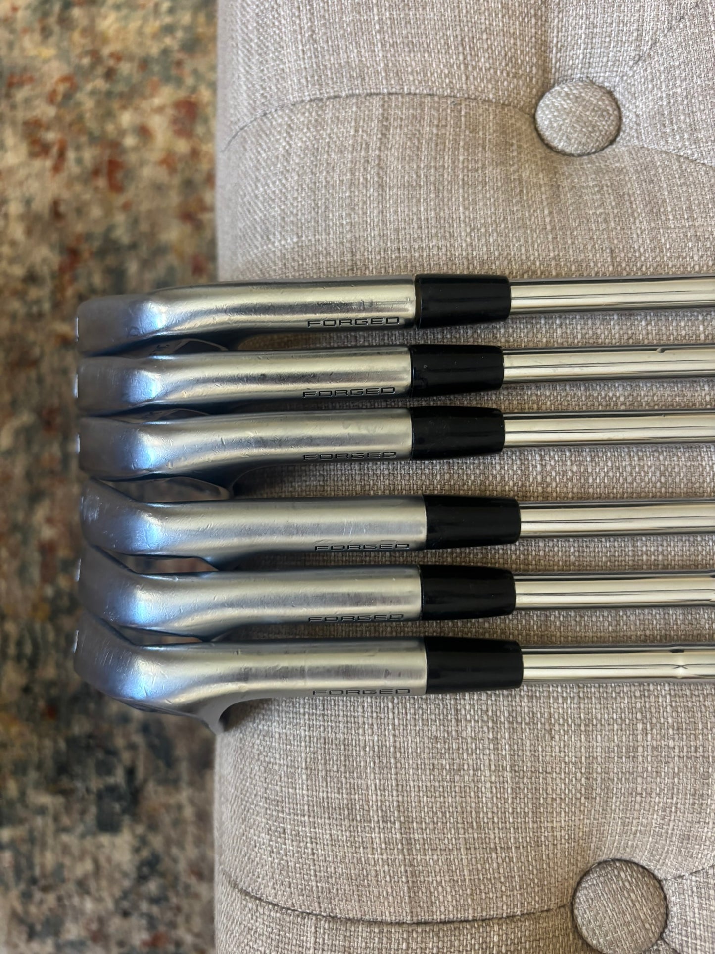 Taylormade 2023 P7MB/P7MC Combo Iron Set 4-9 NS Pro Extra Stiff Flex -1/4″ NICE