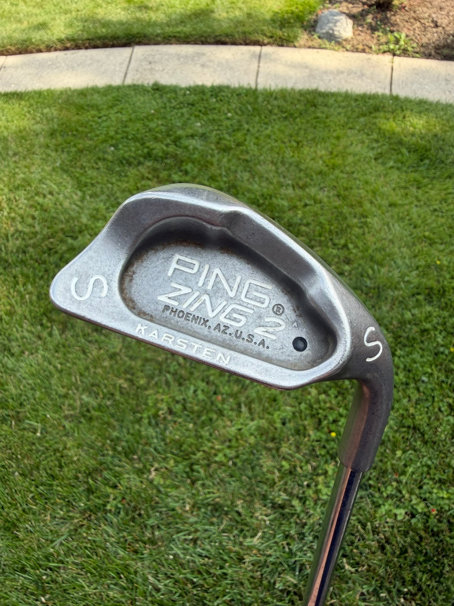 Ping Zing 2 Sand Wedge Black Dot JZ Stiff Flex 35.5″ NICE