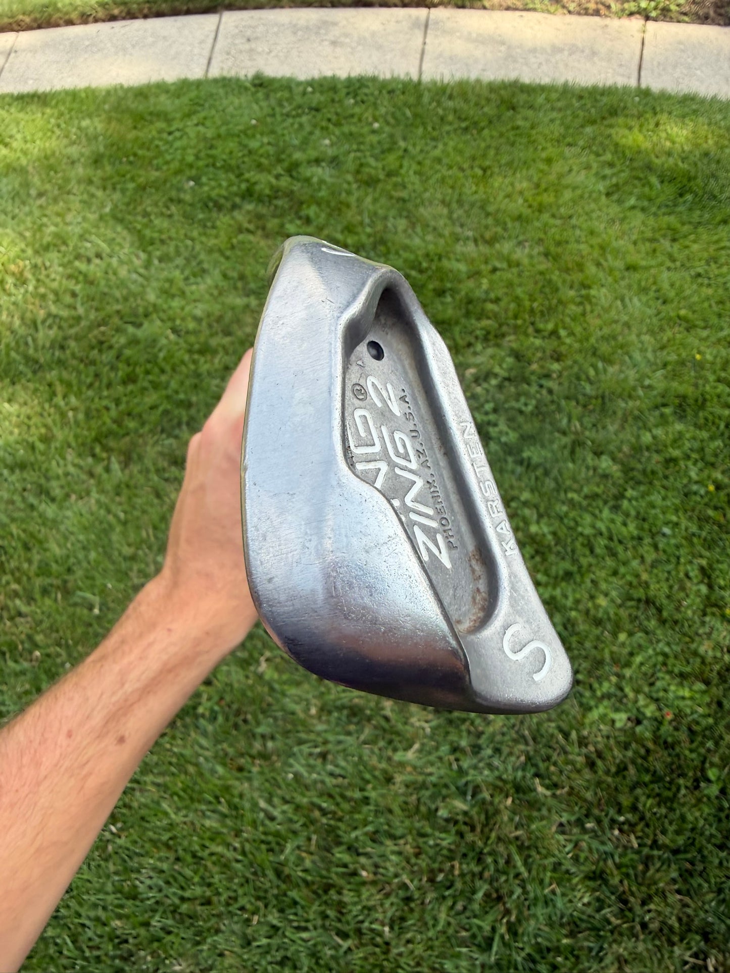 Ping Zing 2 Sand Wedge Black Dot JZ Stiff Flex 35.5″ NICE