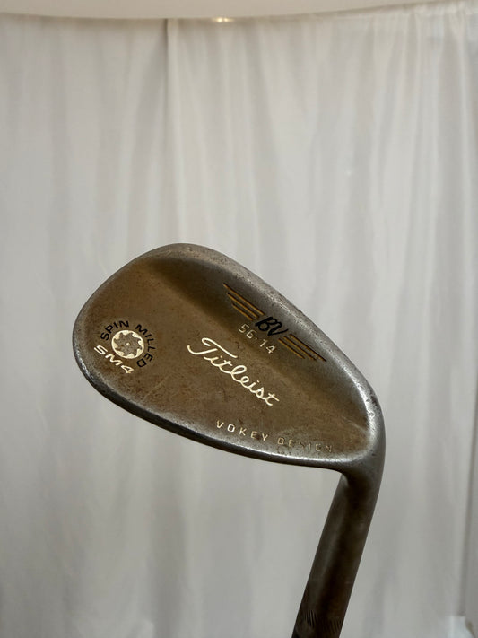Photo of Titleist Vokey Spin Milled SM4 Oil Can Sand Wedge 56° Wedge Flex Dynamic Gold