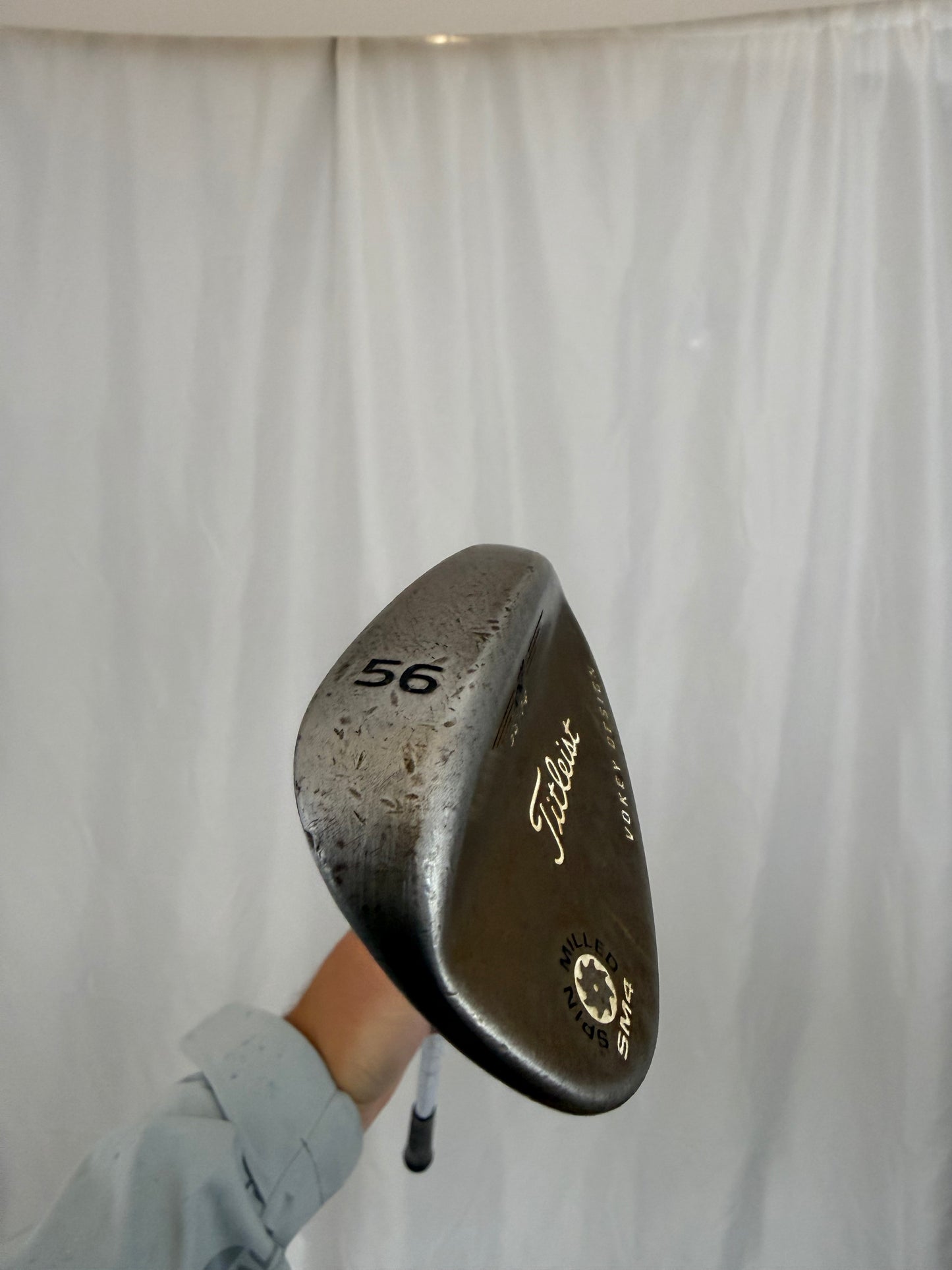 Photo of Titleist Vokey Spin Milled SM4 Oil Can Sand Wedge 56° Wedge Flex Dynamic Gold