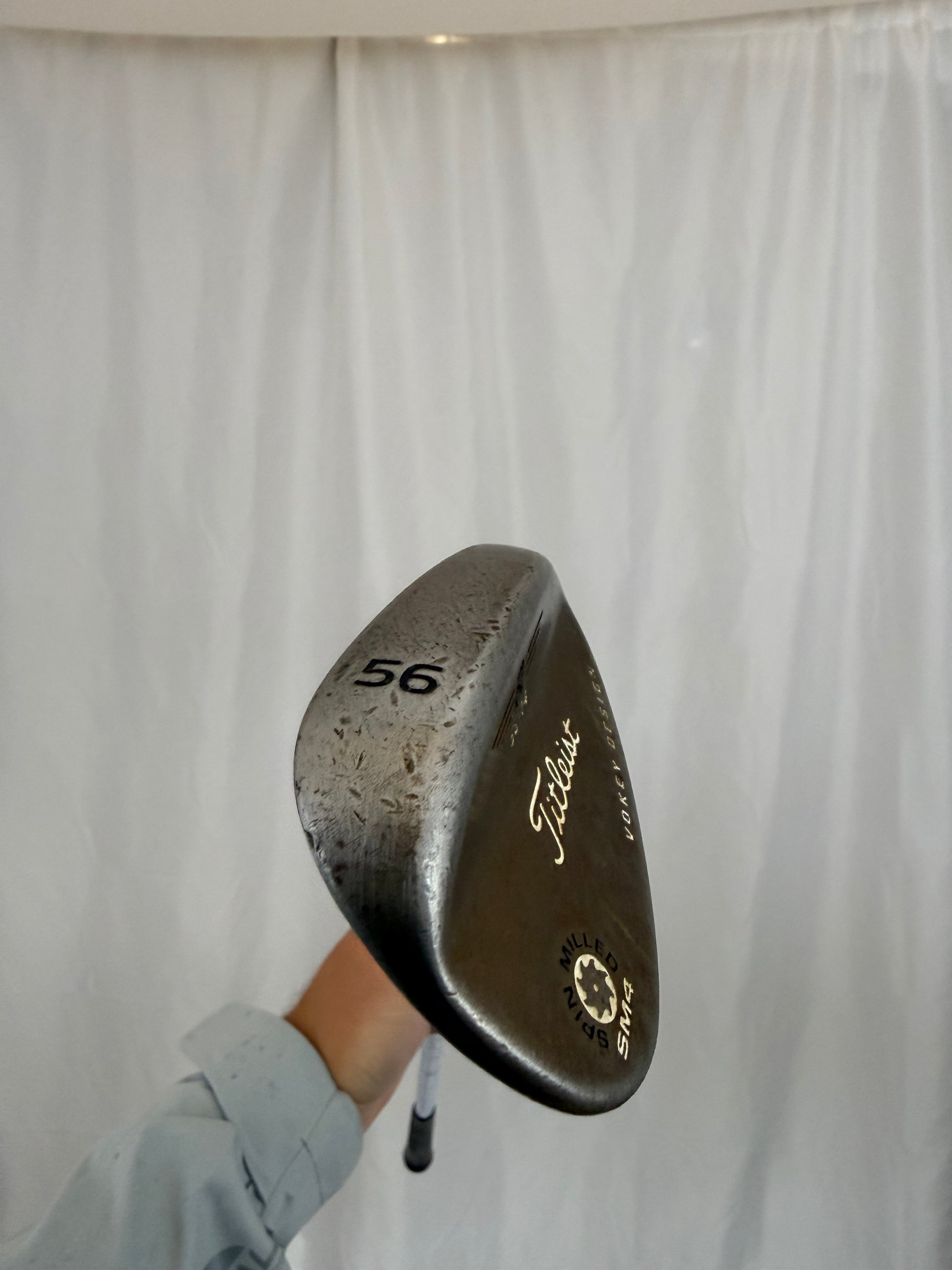 Photo of Titleist Vokey Spin Milled SM4 Oil Can Sand Wedge 56° Wedge Flex Dynamic Gold