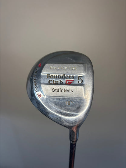 Photo of Founders Club Fresh Metal 5-Wood 18° Regular Flex Graphite