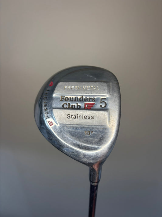 Photo of Founders Club Fresh Metal 5-Wood 18° Regular Flex Graphite