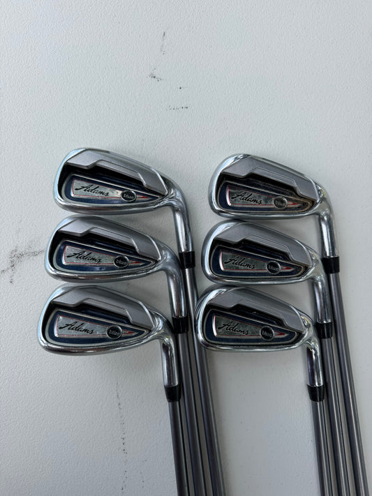 Adams 2015 Blue Iron Set 5-PW Aldila Slim Tech 55 Regular Flex Standard NICE
