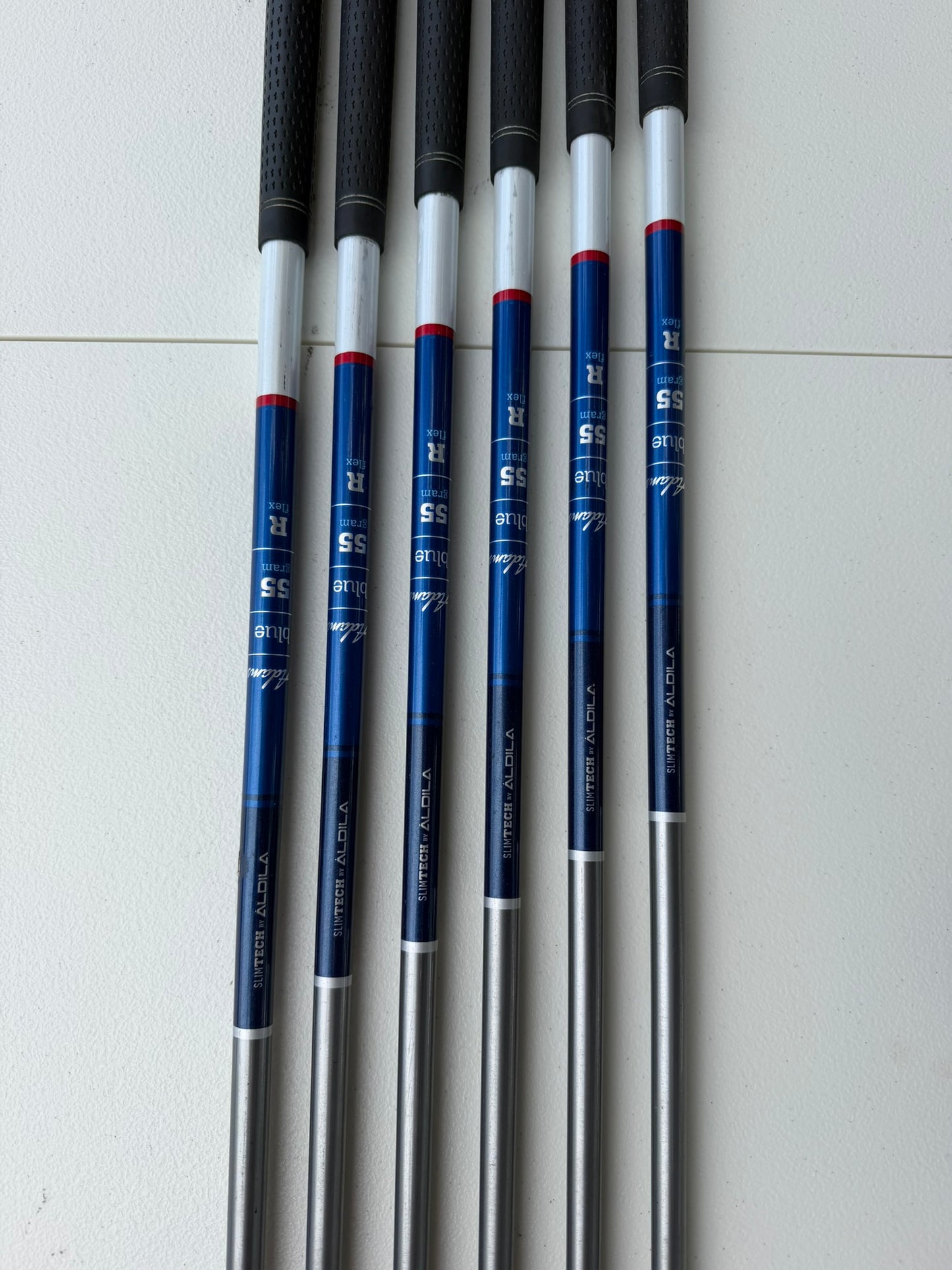 Adams 2015 Blue Iron Set 5-PW Aldila Slim Tech 55 Regular Flex Standard NICE