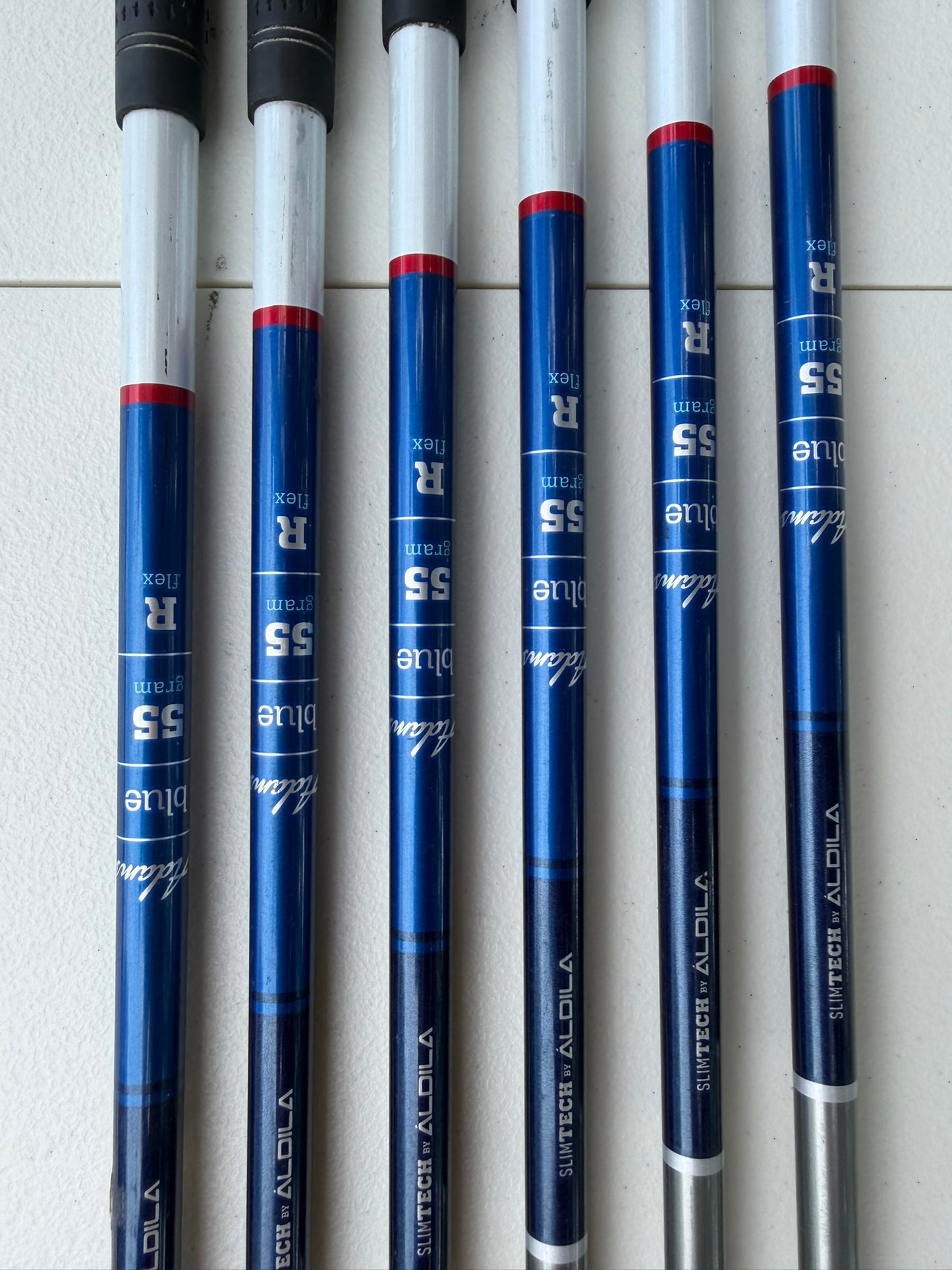 Adams 2015 Blue Iron Set 5-PW Aldila Slim Tech 55 Regular Flex Standard NICE
