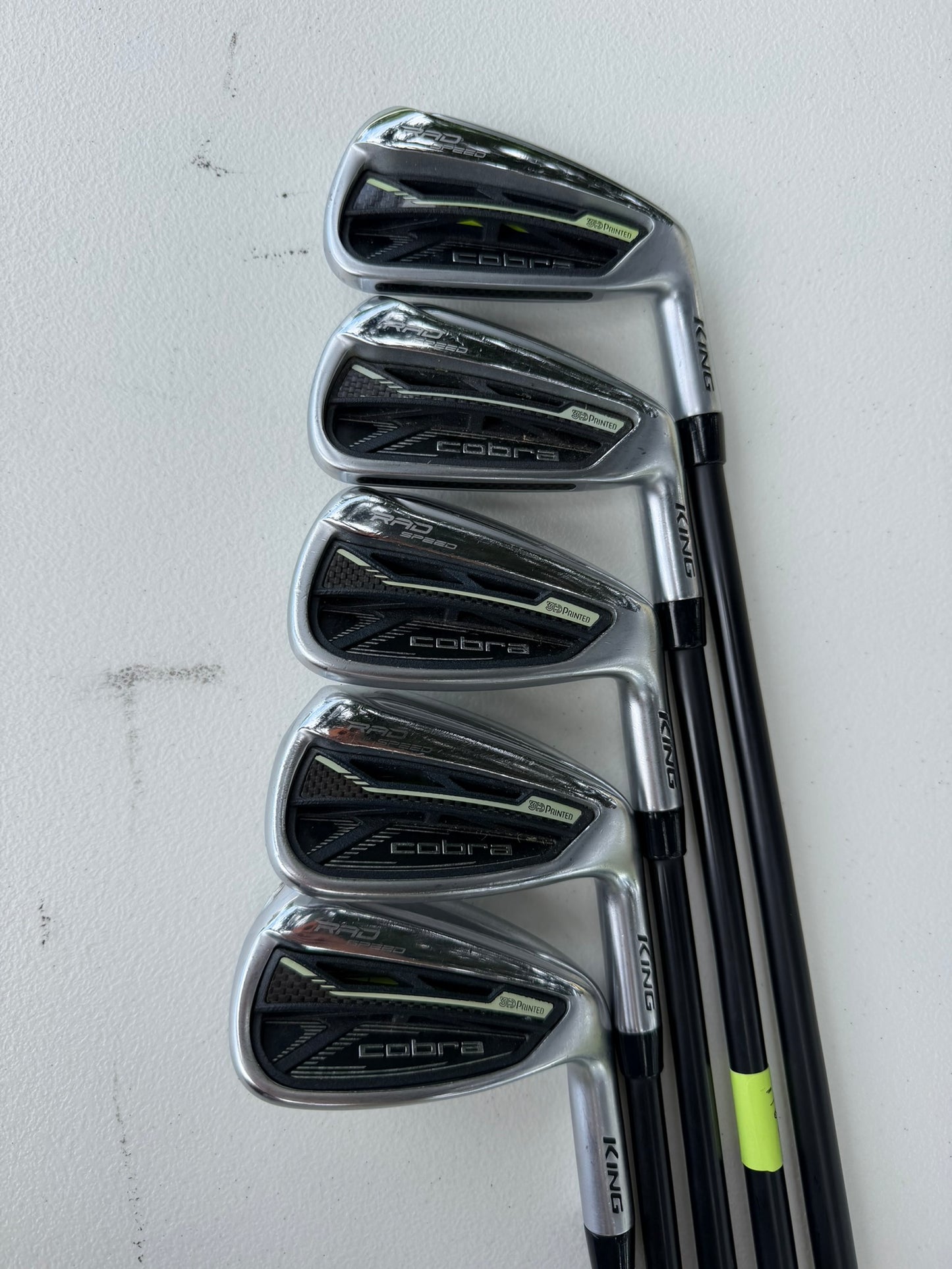 Cobra RAD Speed Iron Set 6-PW Catalyst 80 Stiff Flex Standard NICE