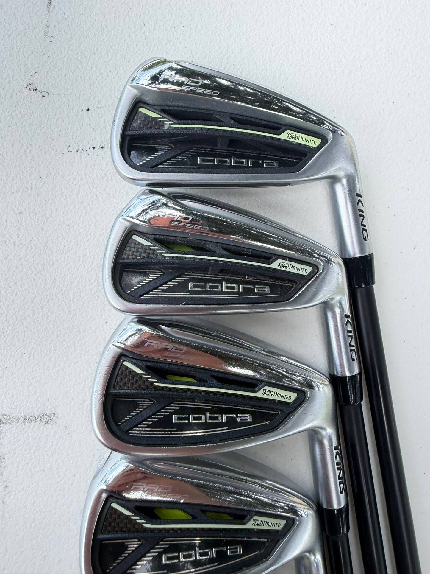 Cobra RAD Speed Iron Set 6-PW Catalyst 80 Stiff Flex Standard NICE