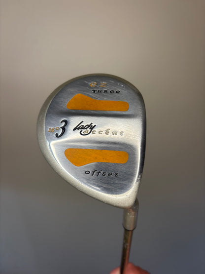 Photo of La Jolla Lady Accent Offset 3-Wood 16° Ladies Flex Triple Notch