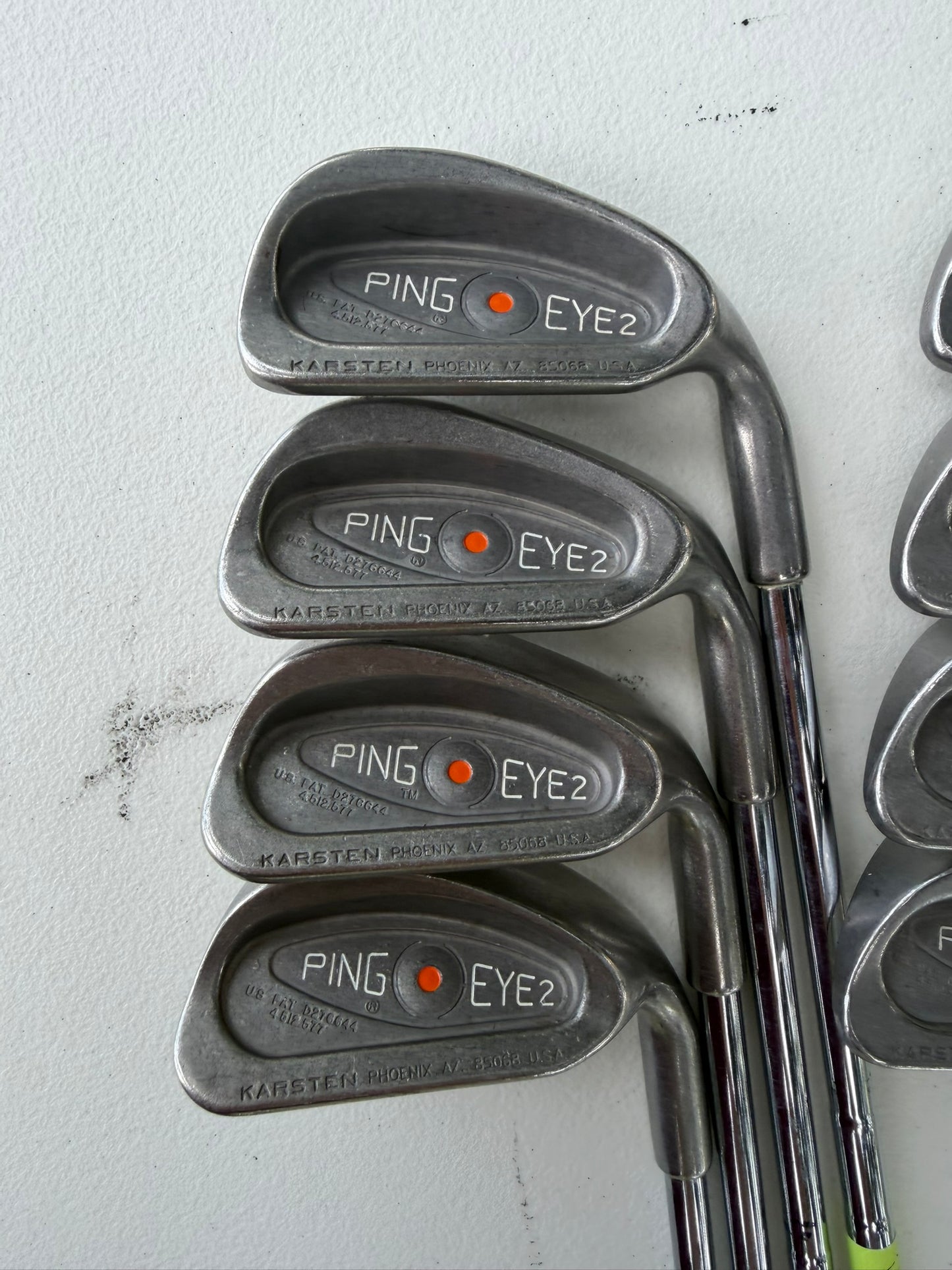 Ping Eye 2 Iron Set 3-PW Orange Dot ZZ Lite Stiff Flex NICE