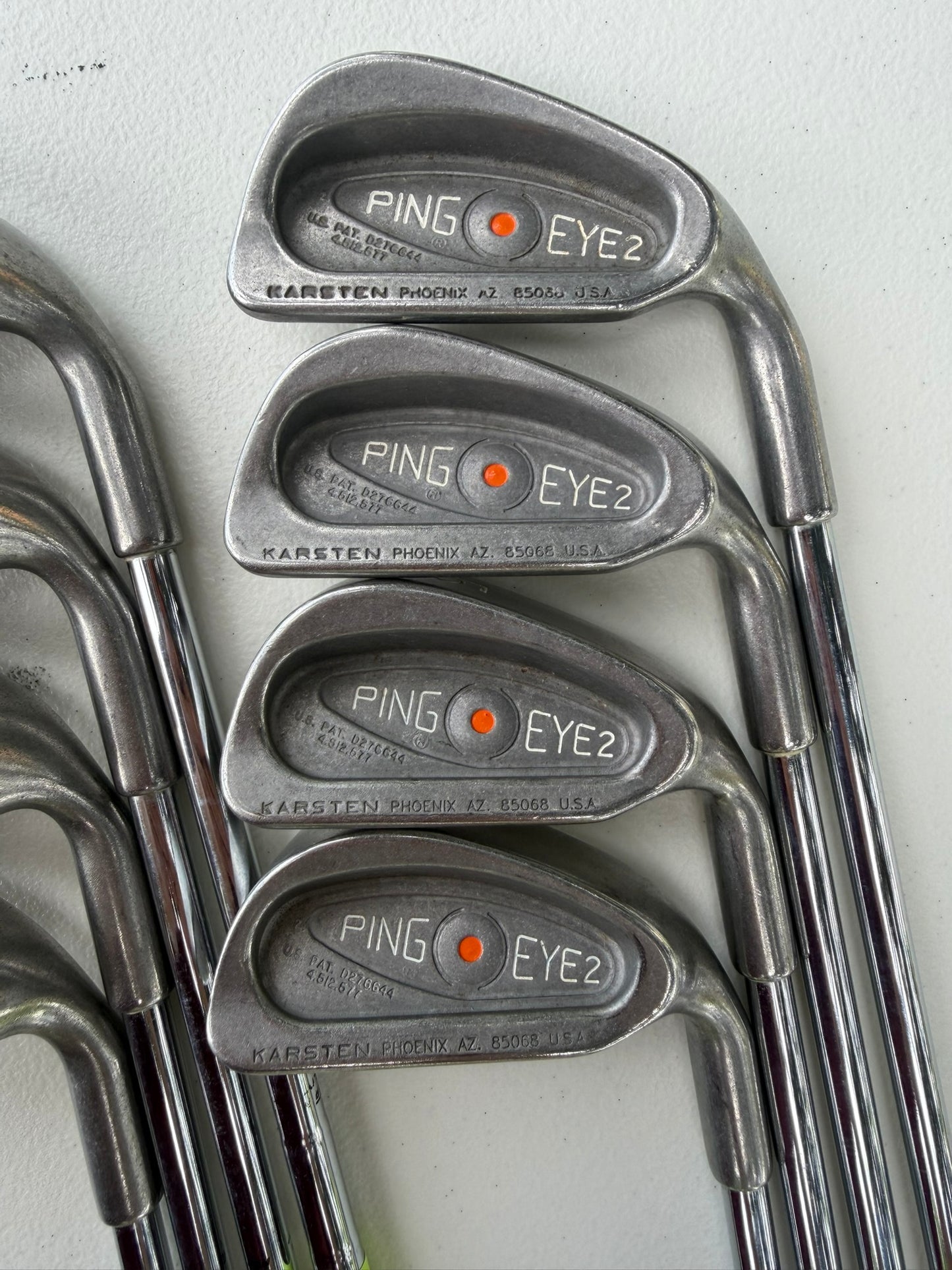 Ping Eye 2 Iron Set 3-PW Orange Dot ZZ Lite Stiff Flex NICE
