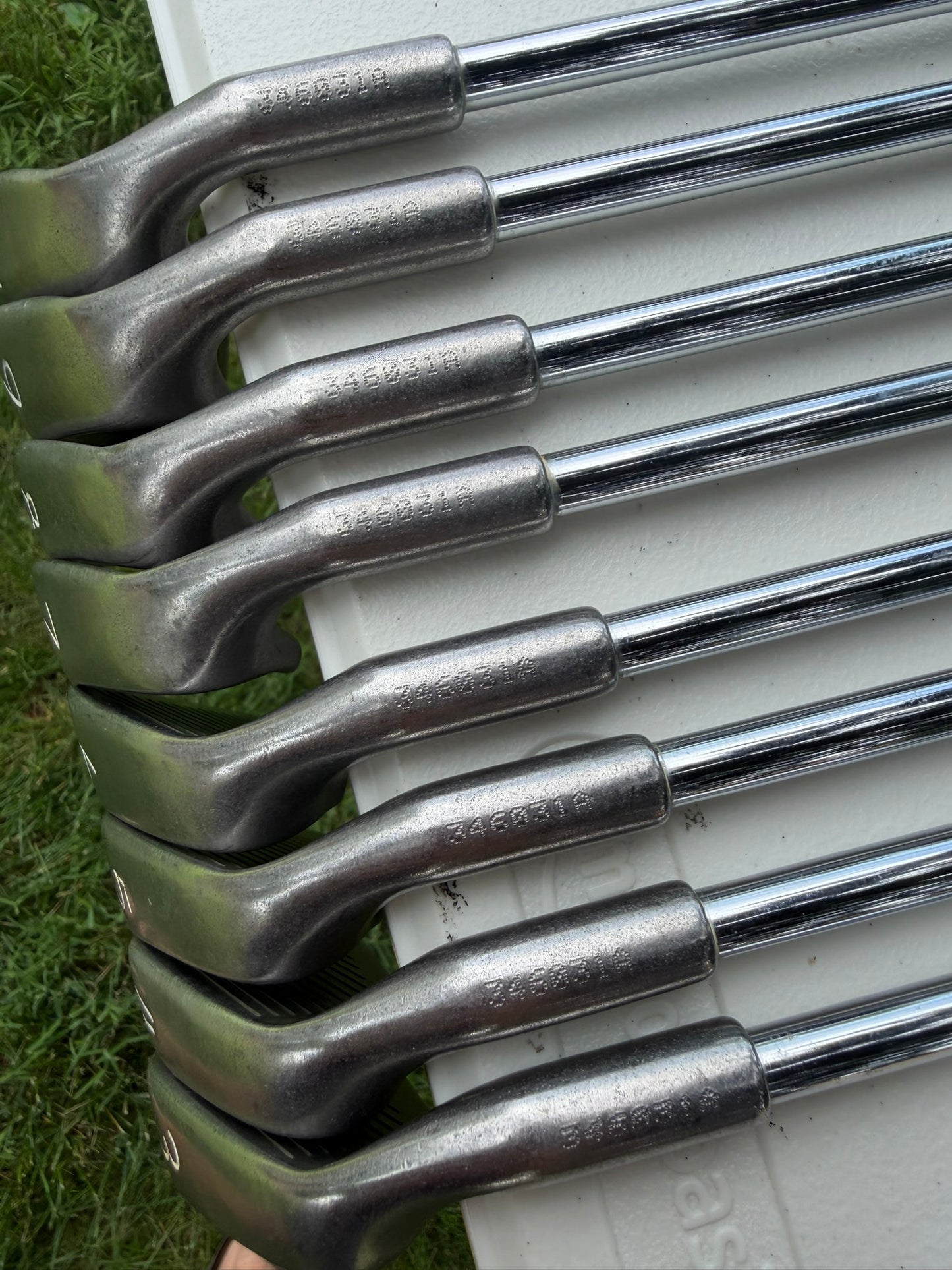 Ping Eye 2 Iron Set 3-PW Orange Dot ZZ Lite Stiff Flex NICE