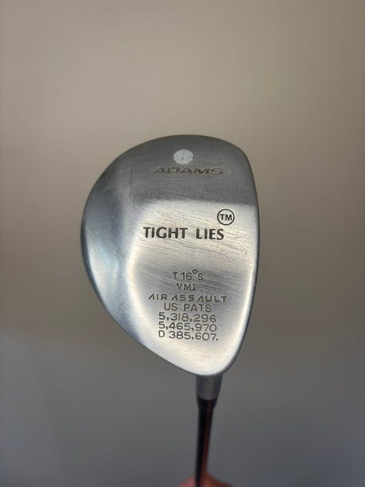 Photo of Adams Tight Lies Air Assault 3-Wood 16° Regular Flex Supershaft