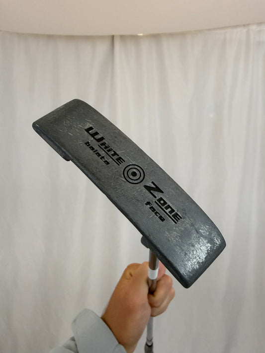 Photo of Unique White Zone Balata Face Blade Putter