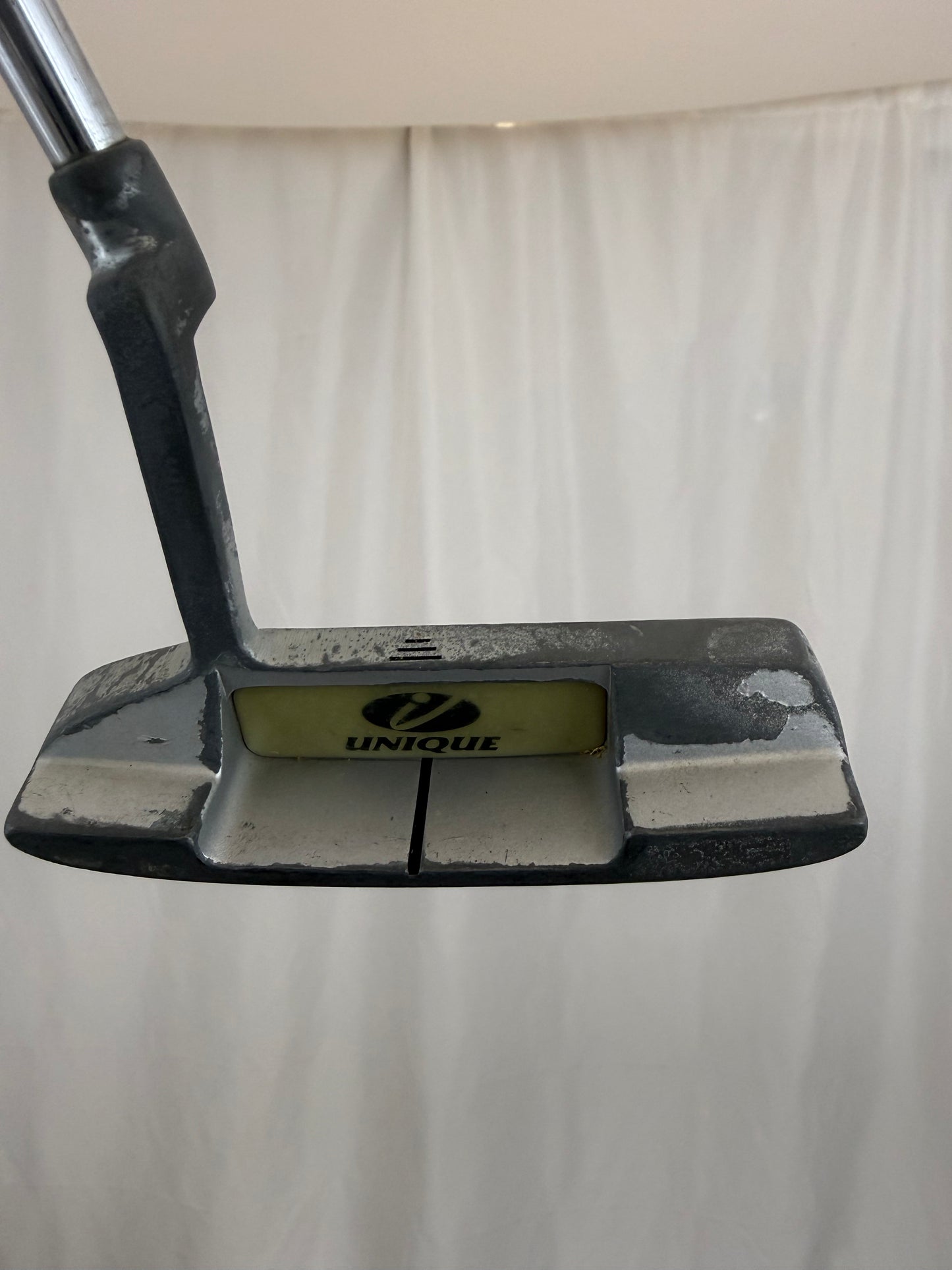 Photo of Unique White Zone Balata Face Blade Putter