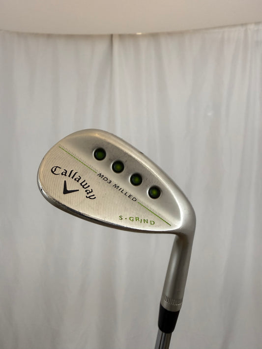 Photo of Callaway MD3 Milled Chrome S-Grind Lob Wedge 60° Stiff Flex Dynamic Gold
