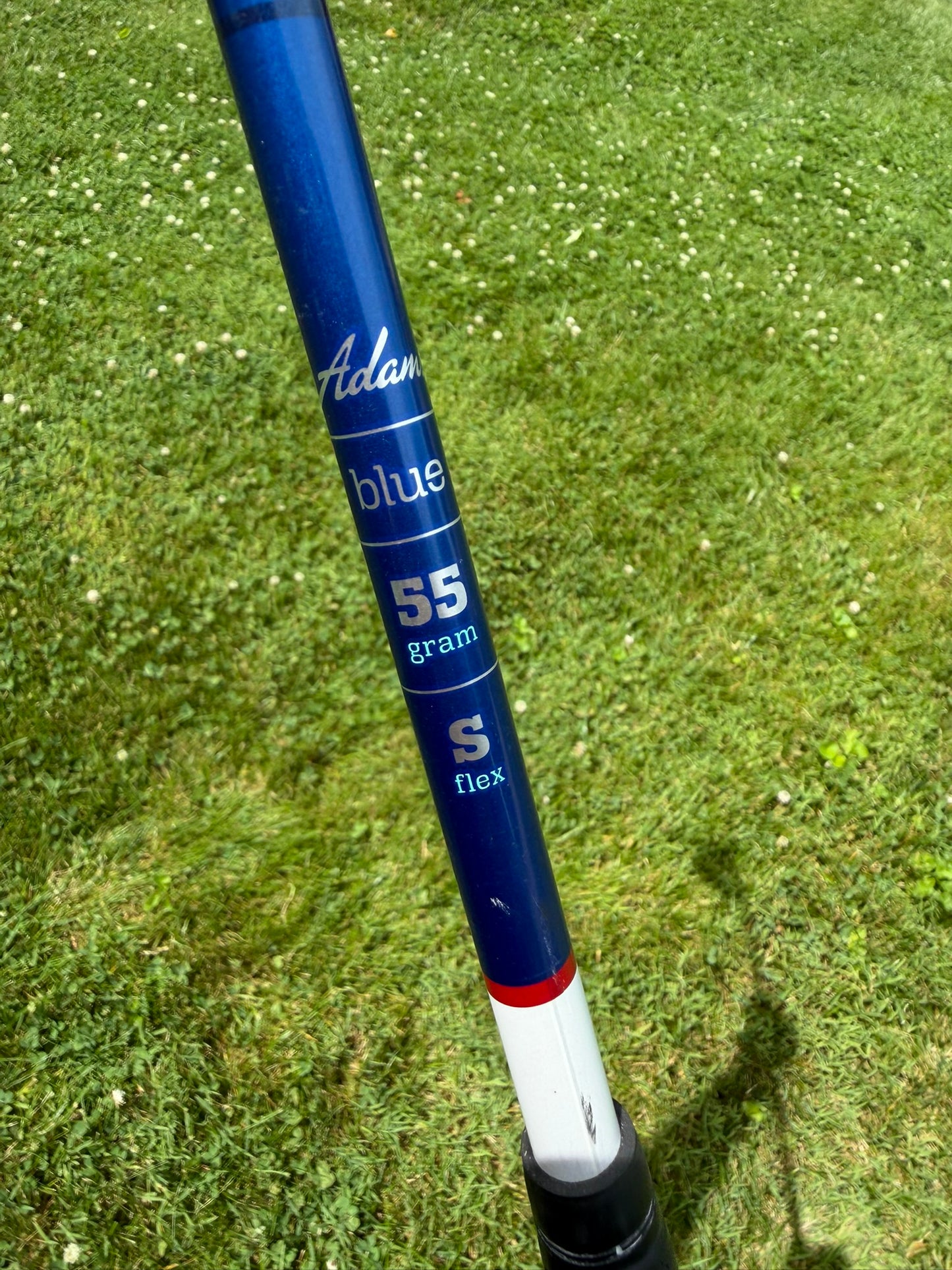 Adams 2015 Blue 5 Hybrid Aldila Slim Tech 55 Stiff Flex 38.75″