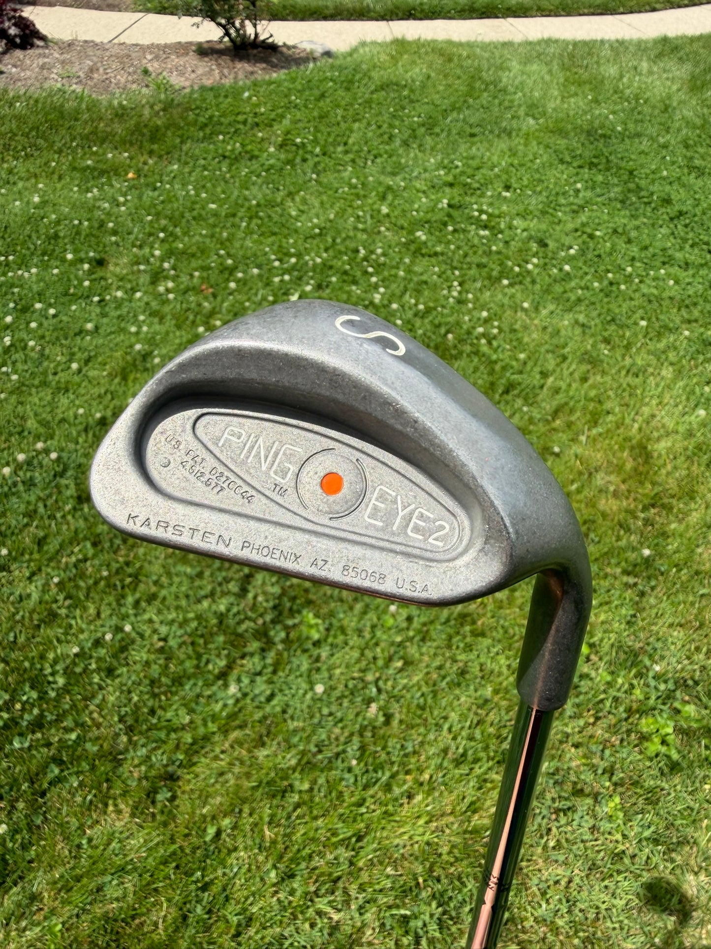 Ping Eye 2 Sand Wedge Orange Dot ZZ Lite Stiff Flex 35.25″ NICE