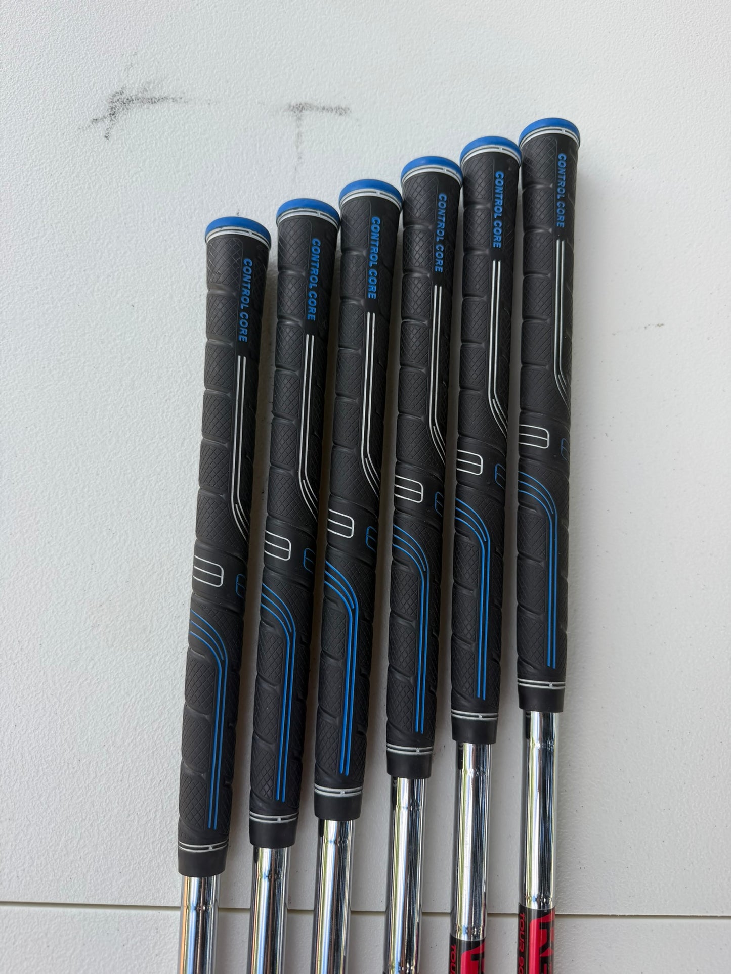 Ping i210 Iron Set 5-PW Black Dot KBS Tour 90 Stiff Flex +1/4″ NICE