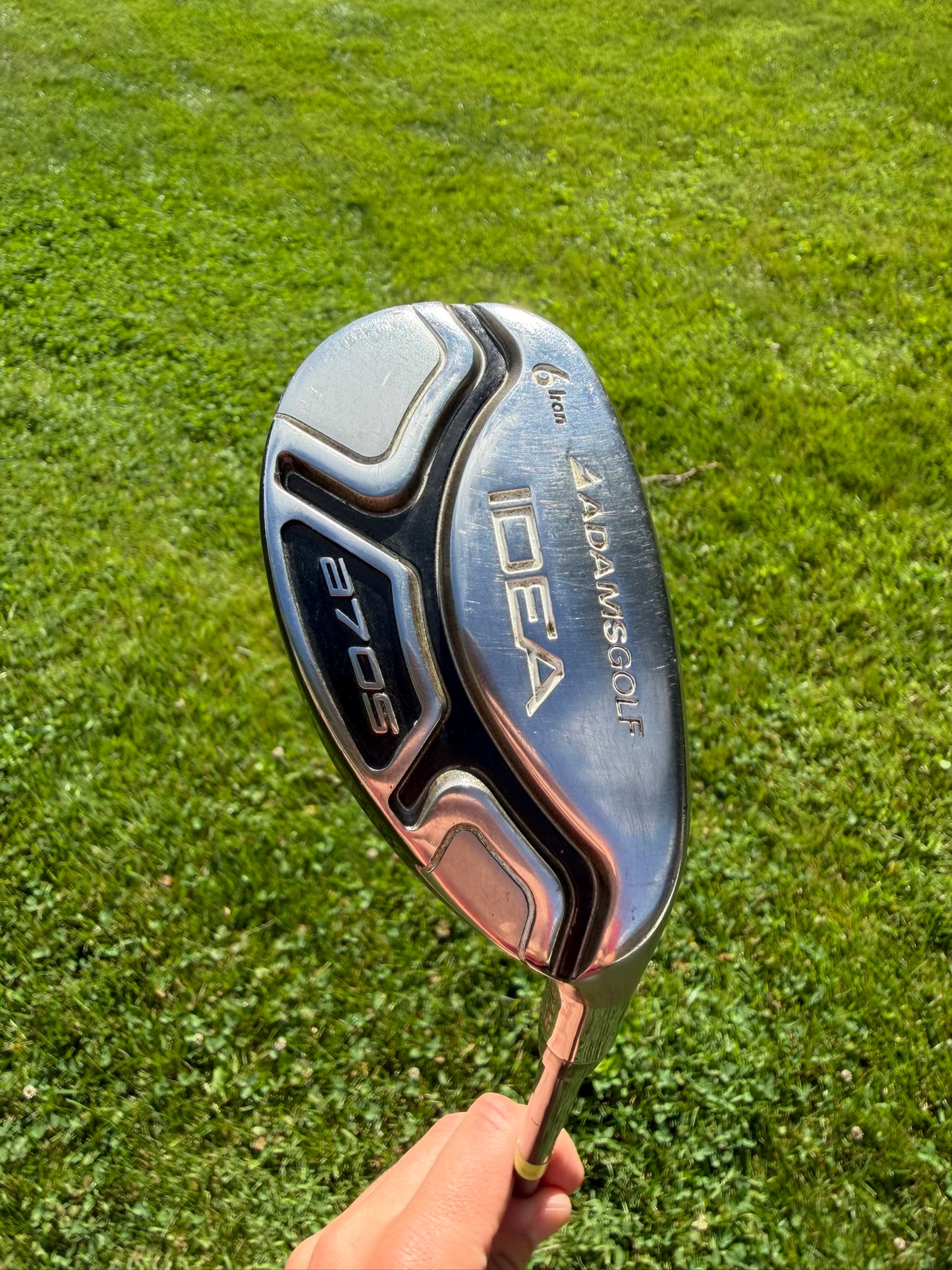 Adams Idea A7 OS 6 Hybrid Grafalloy Ladies Flex 37.25″