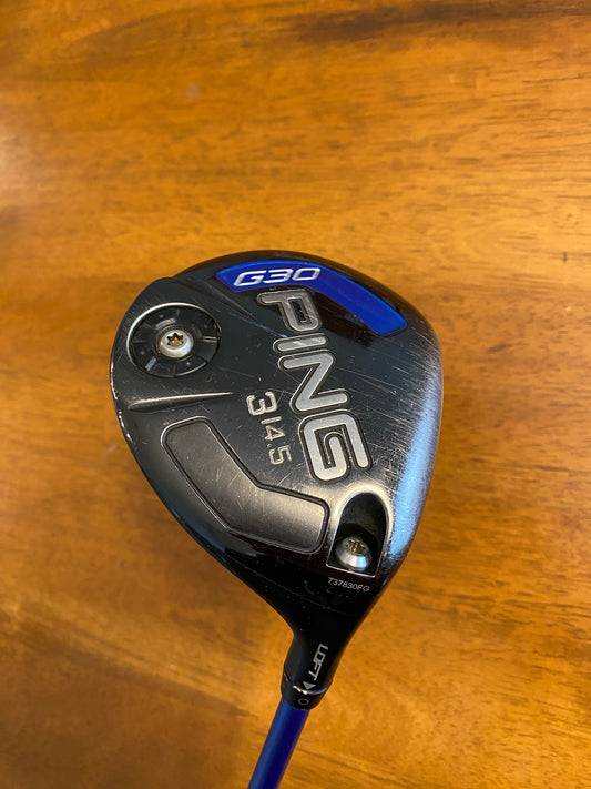 Ping G30 3-Wood 14.5° Ping TFC 419 Stiff Flex 42.25″ NICE