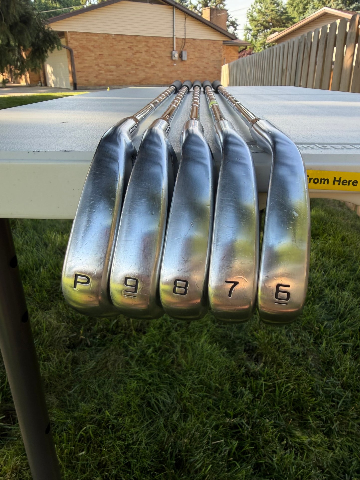 Cobra 3DP Tour Iron Set 6-PW DG Mid 115 S300 Stiff Flex NICE