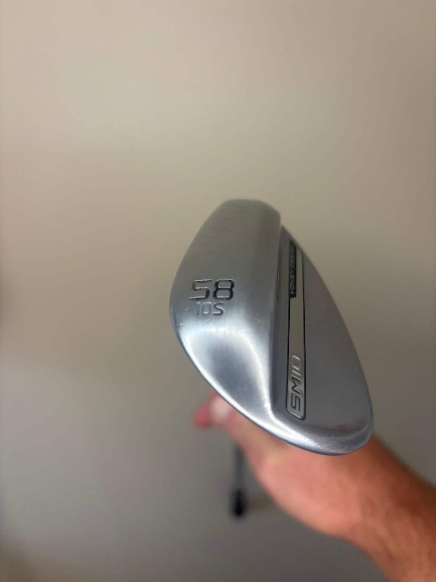 Titleist Vokey SM10 Tour Chrome Lob Wedge 58° / 10S Wedge Flex 34.75″ NICE