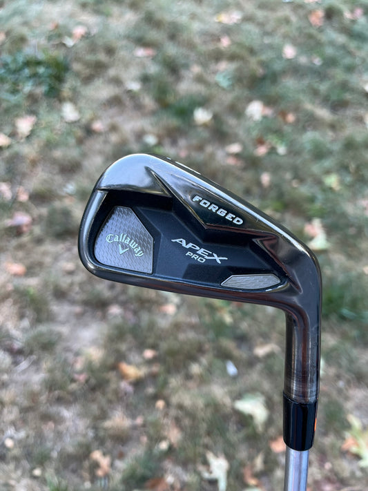 Callaway Apex Pro 19 Smoke 6-Iron Project X IO Stiff Flex 37.25″ NICE