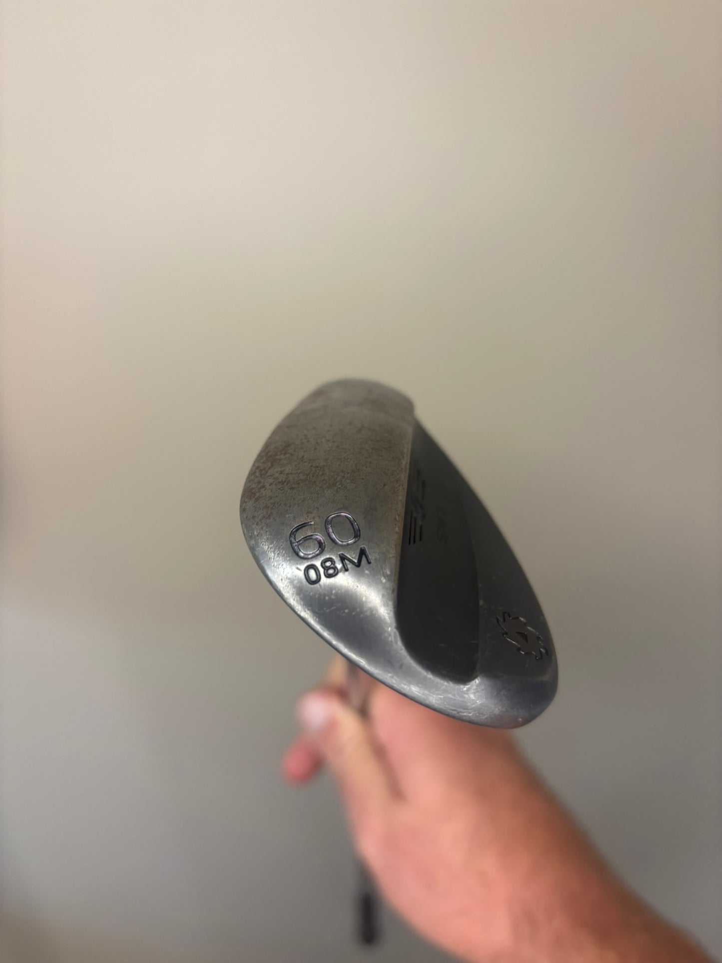 Titleist Vokey SM7 Jet Black Raw Lob Wedge 60° / 8M Wedge Flex 35.5″ READ