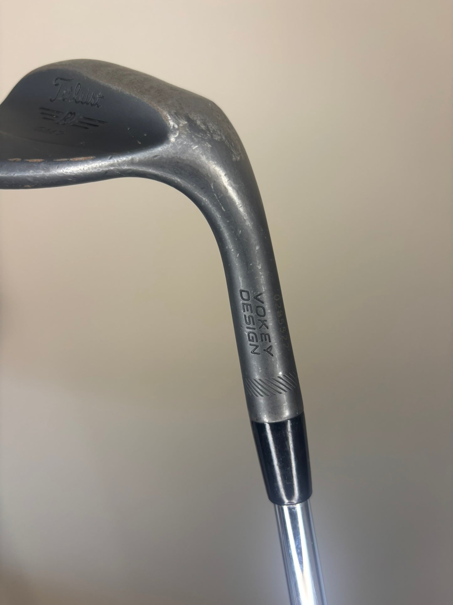 Titleist Vokey SM7 Jet Black Raw Lob Wedge 60° / 8M Wedge Flex 35.5″ READ