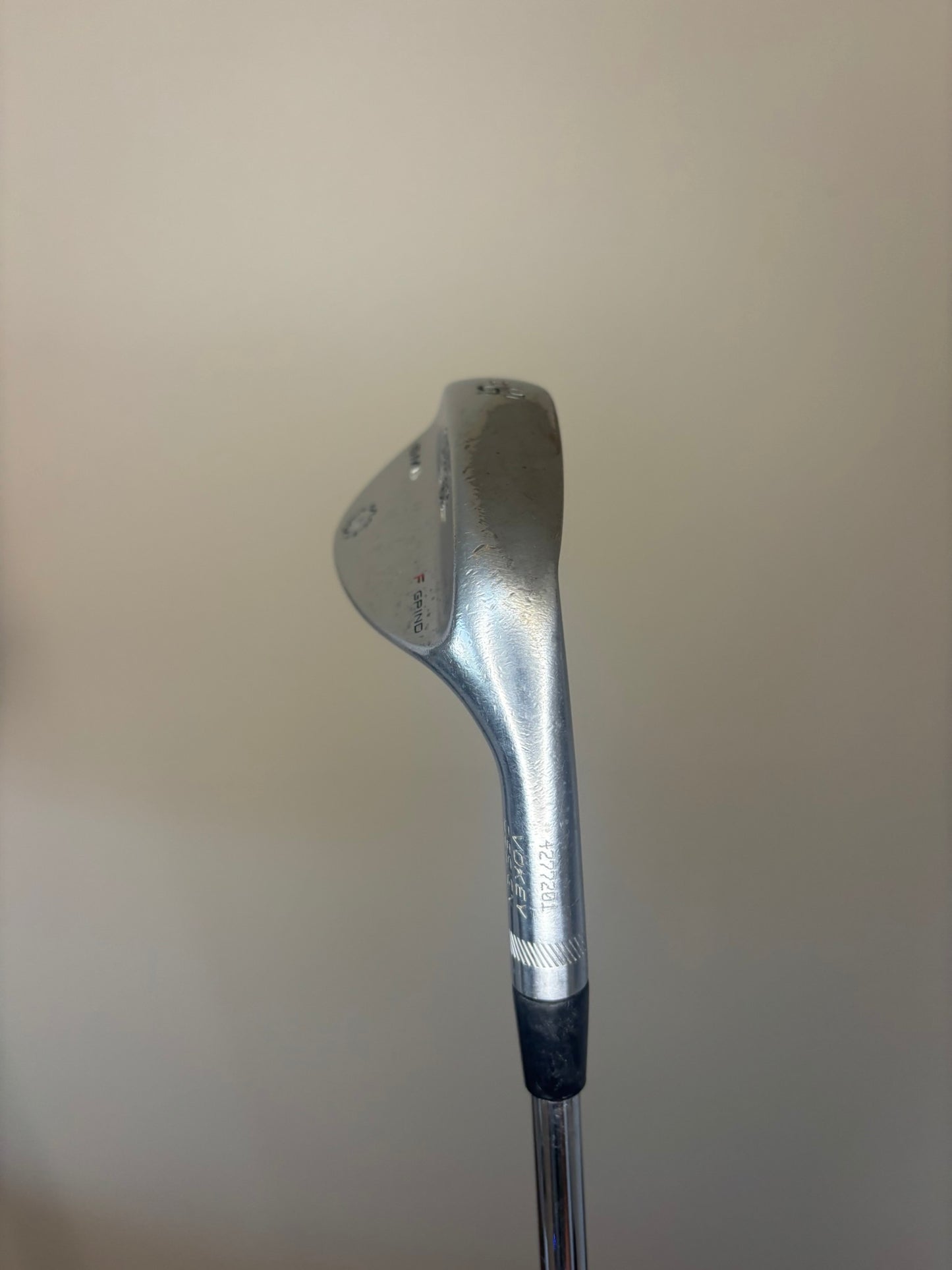 Titleist Vokey SM6 Chrome Sand Wedge 54° / 14F Wedge Flex 35.75″