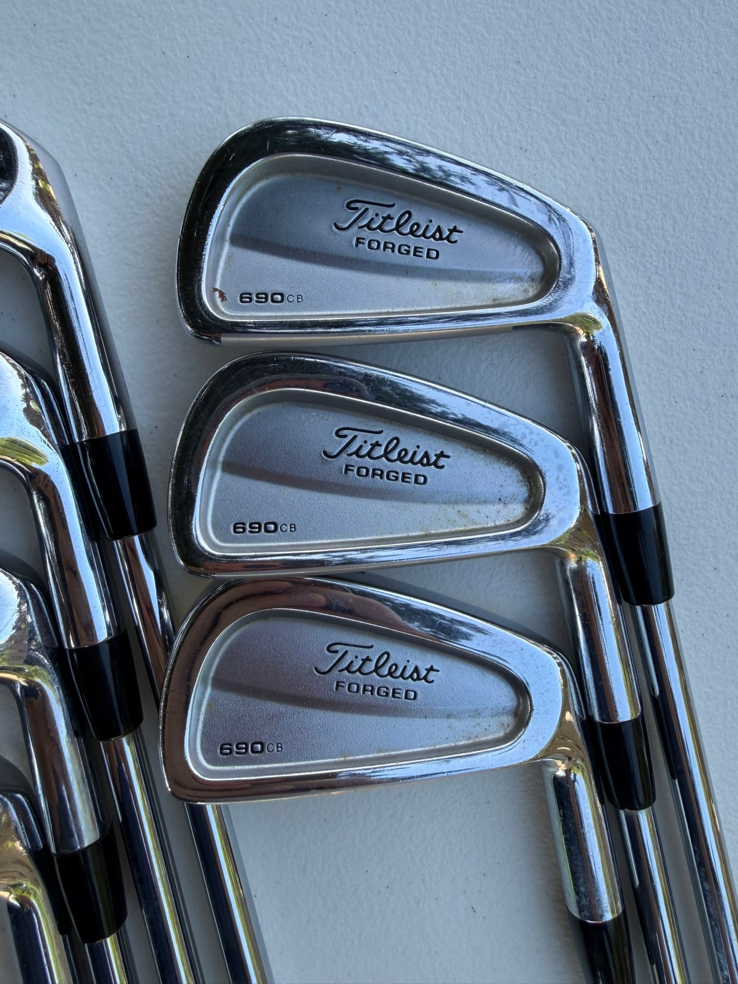 Titleist 690 CB Forged Iron Set 4-PW FCM 6.5 Rifle Extra Stiff Flex STD NICE