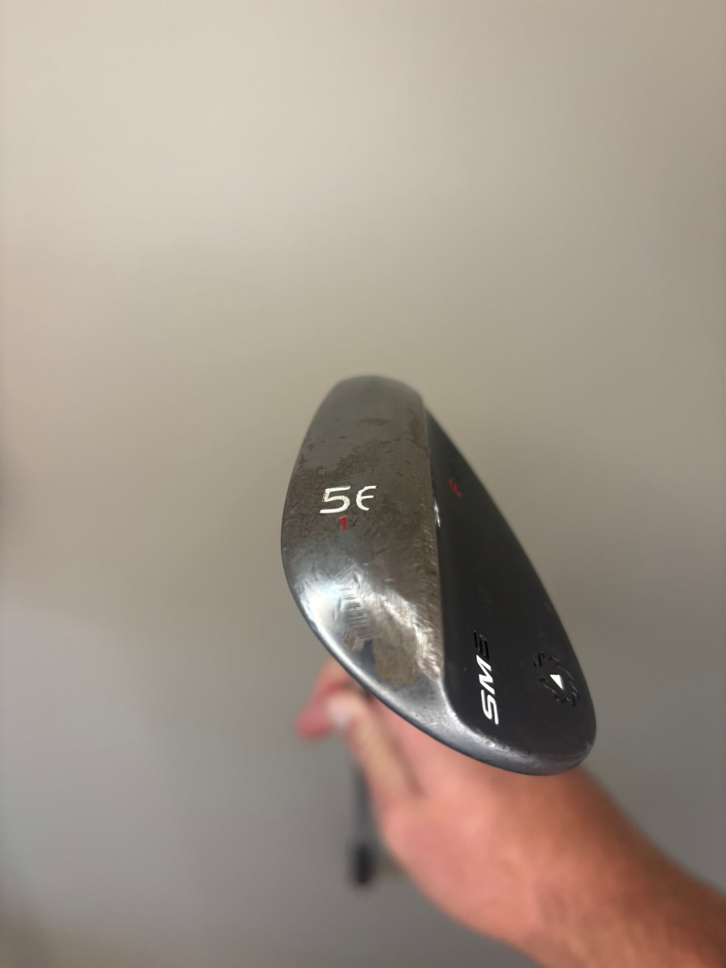 Titleist Vokey SM6 Jet Black Raw Sand Wedge 56° Wedge Flex 35.75″ READ