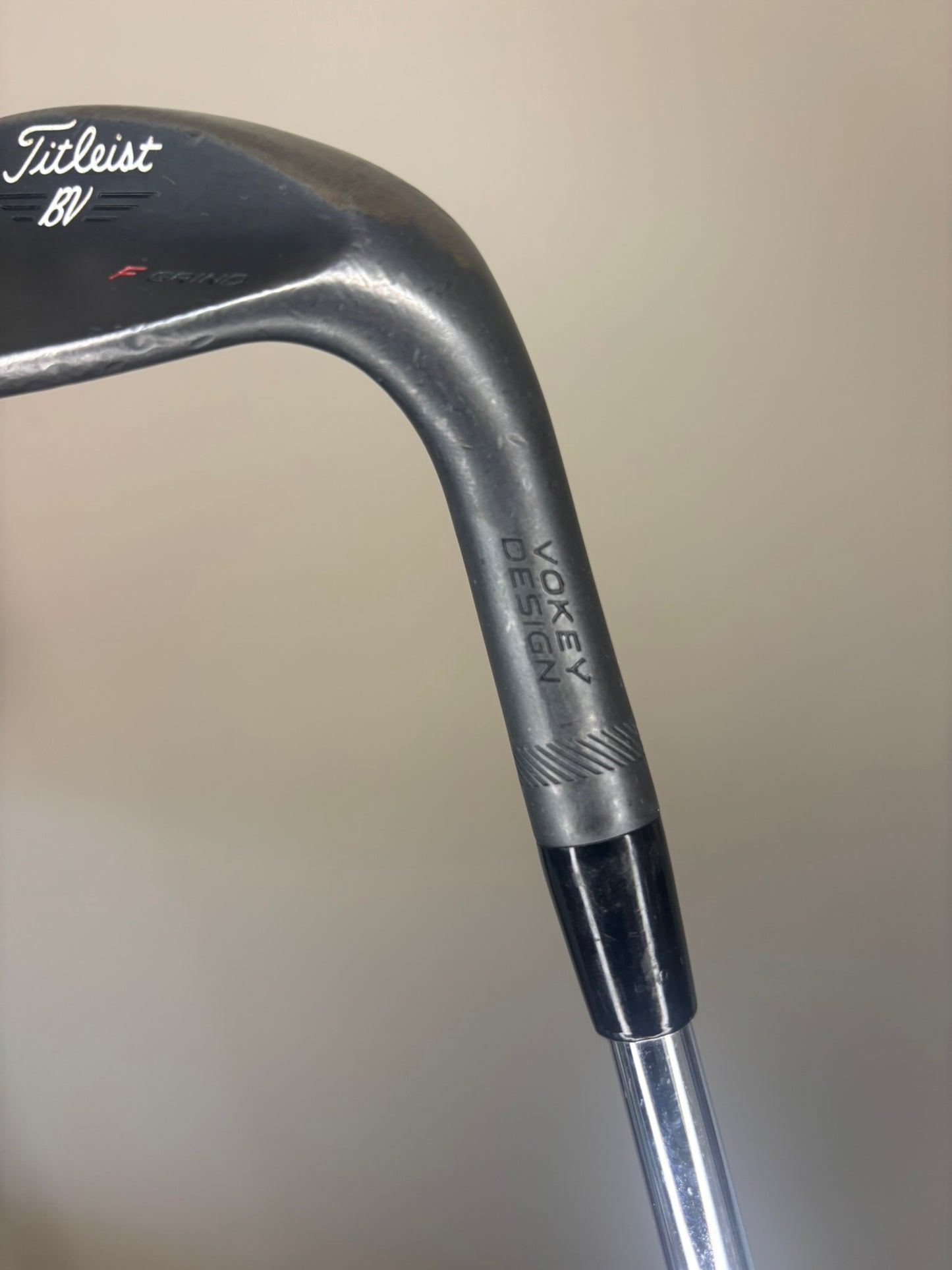 Titleist Vokey SM6 Jet Black Raw Sand Wedge 56° Wedge Flex 35.75″ READ