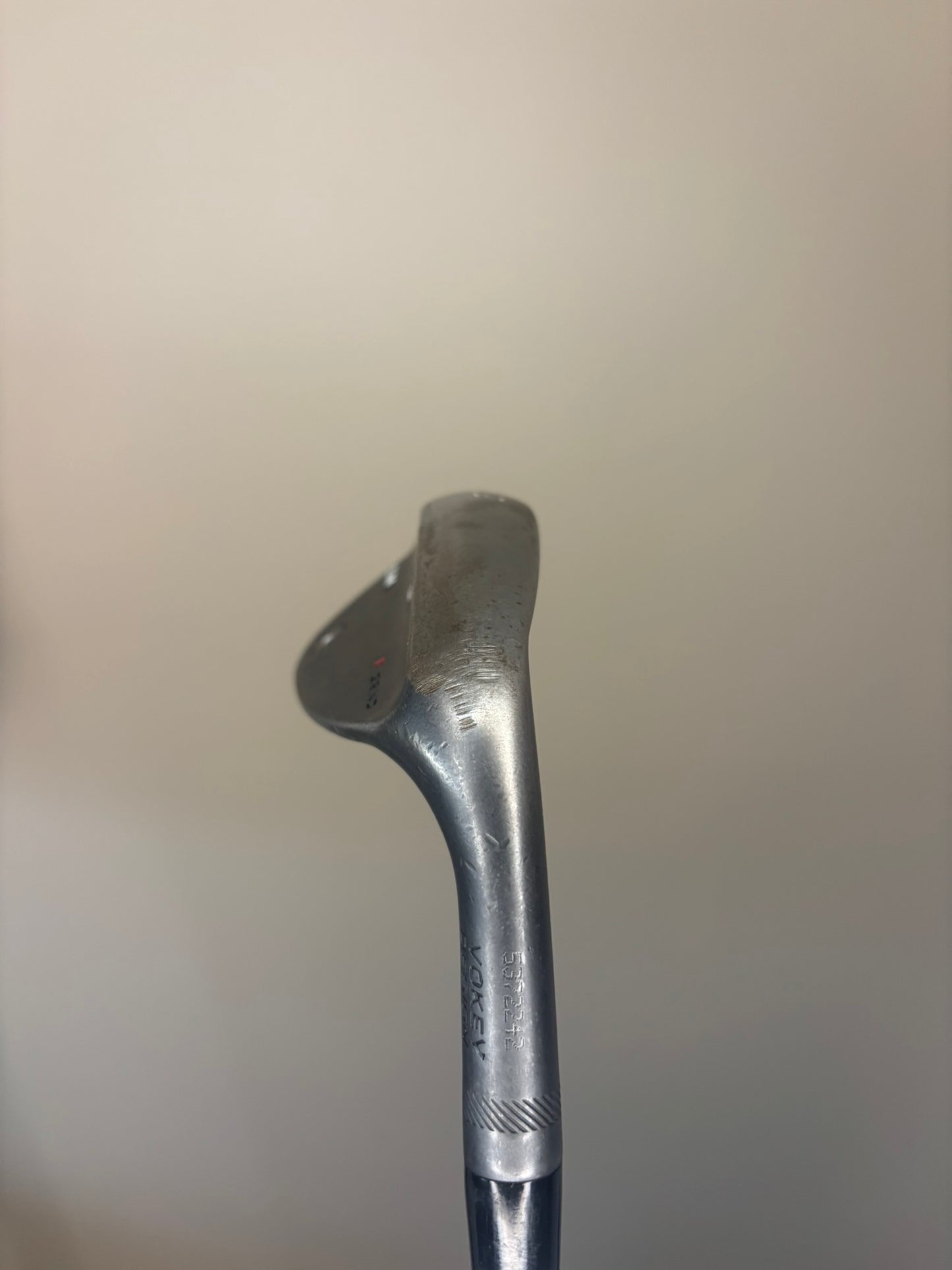 Titleist Vokey SM6 Jet Black Raw Sand Wedge 56° Wedge Flex 35.75″ READ