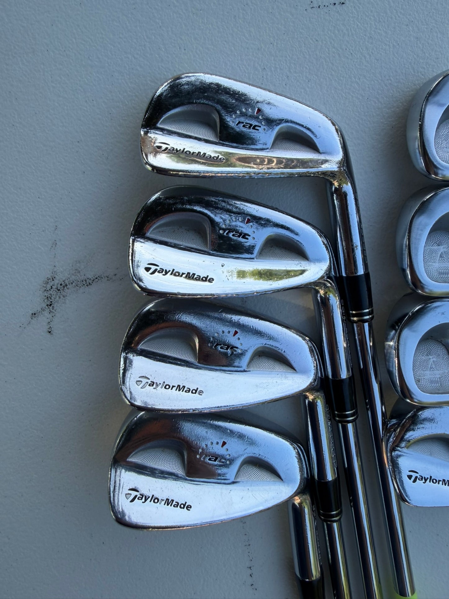 Taylormade RAC MB/LT Combo Iron Set 3-PW FCM 6.0 Rifle Stiff Flex +3/4" NICE