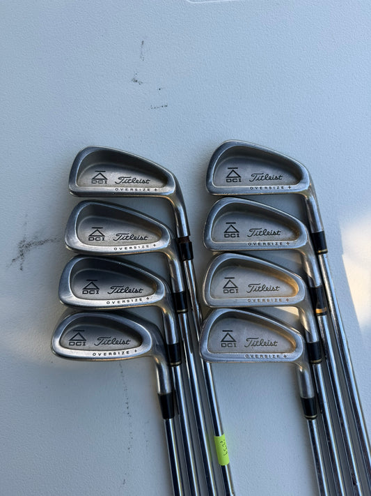 Titleist DCI Black Oversize + Iron Set 3-PW Dynamic Gold S300 Stiff Flex +1/2"