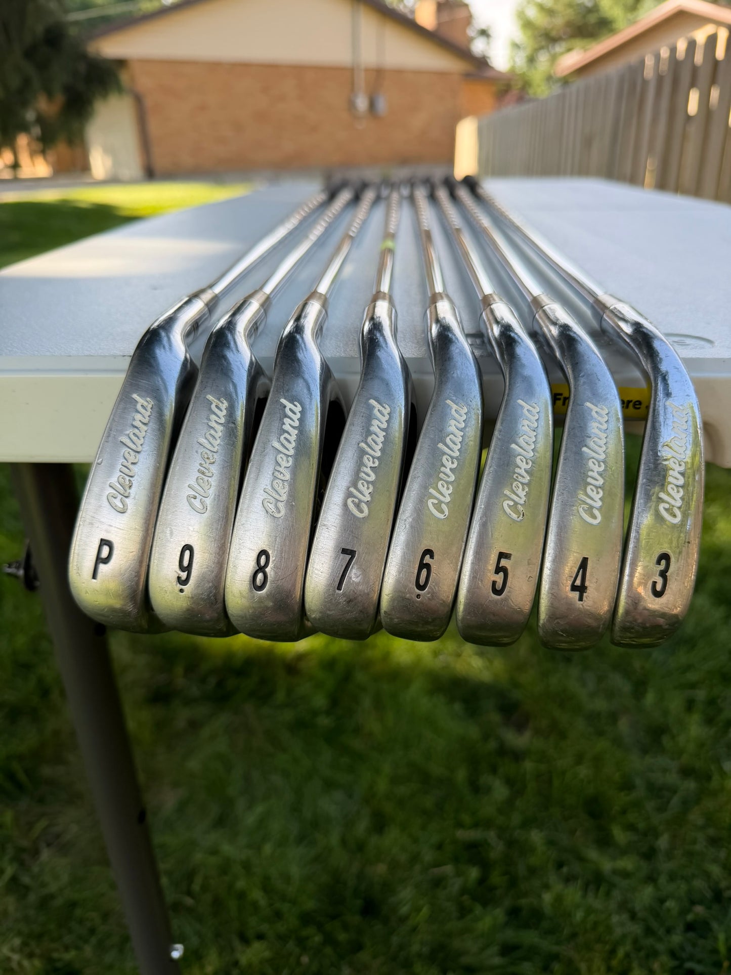 Cleveland CG Gold Iron Set 3-PW Actionlite Stiff Flex Standard NICE